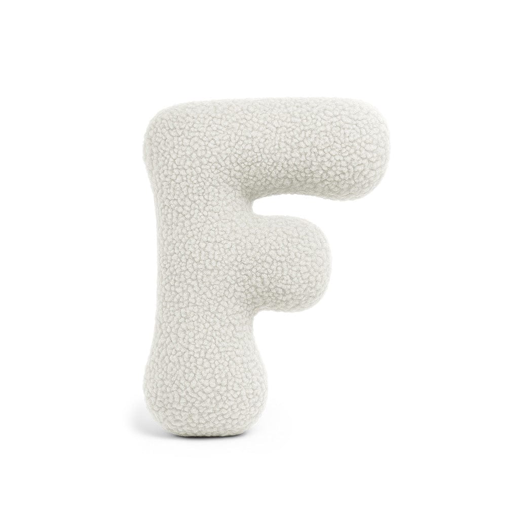 Meowbaby Poduszka Litera Alfabetu Brudna Biel | Bearly