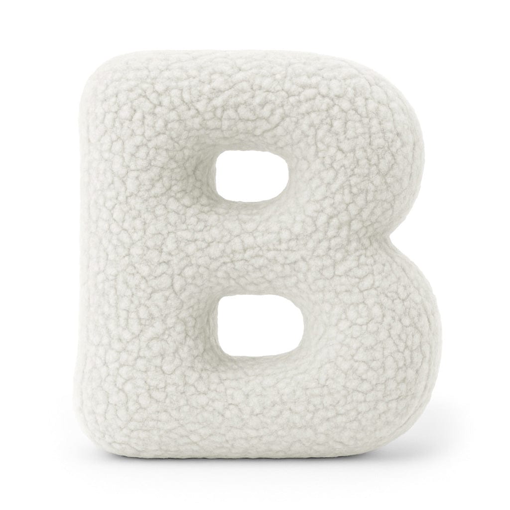 Meowbaby Poduszka Litera Alfabetu Brudna Biel | Bearly