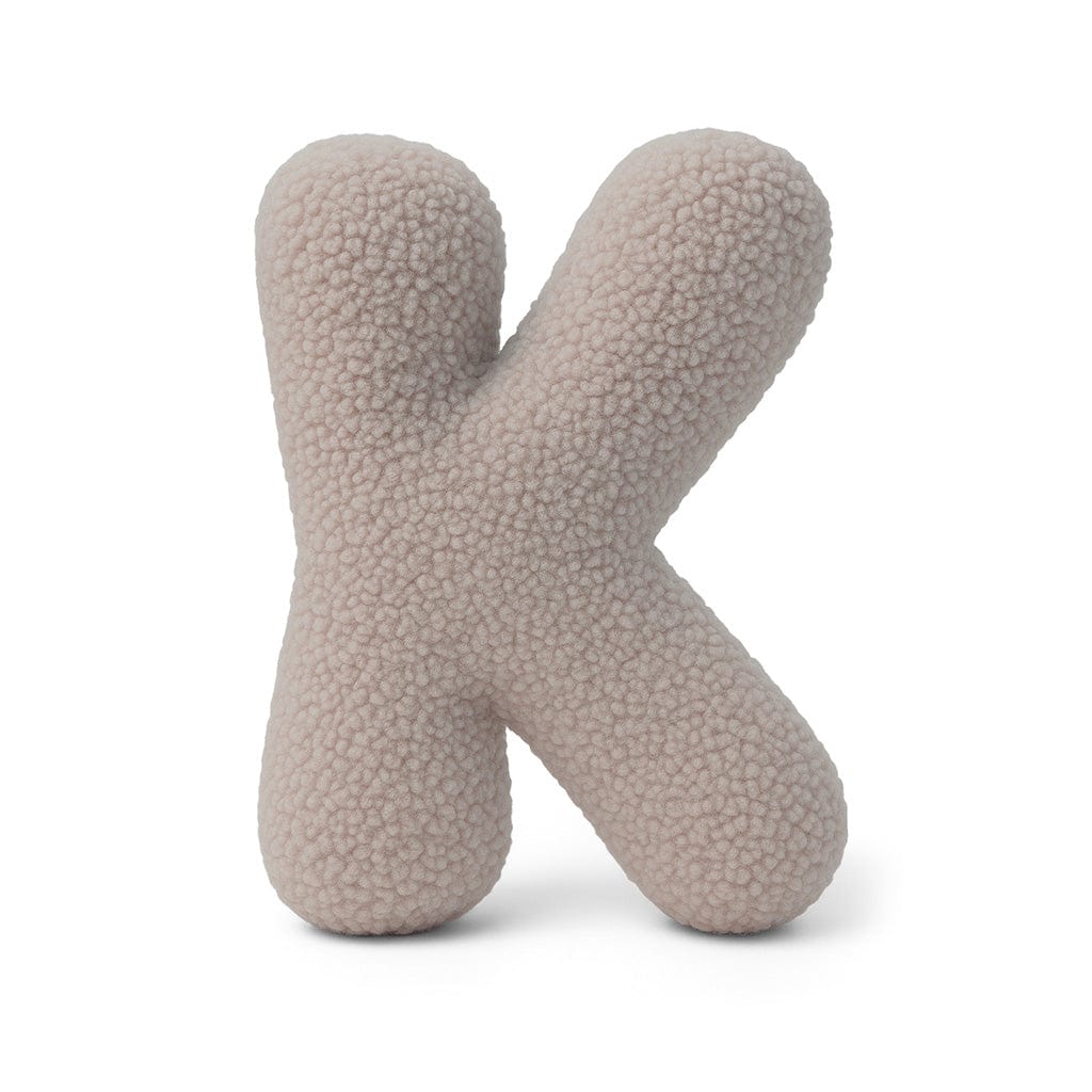 Meowbaby Poduszka Litera Alfabetu Jasnoszary | Bearly