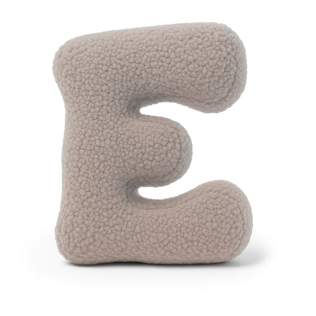 Meowbaby Poduszka Litera Alfabetu Jasnoszary | Bearly