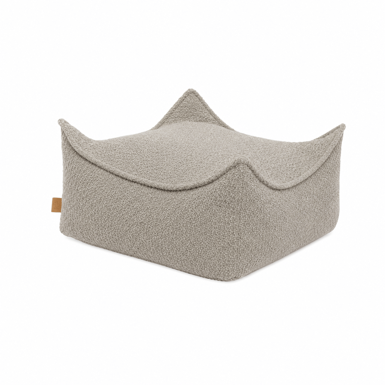 Meowbaby Pufa dla Dziecka - Kwadratowa | Boucle