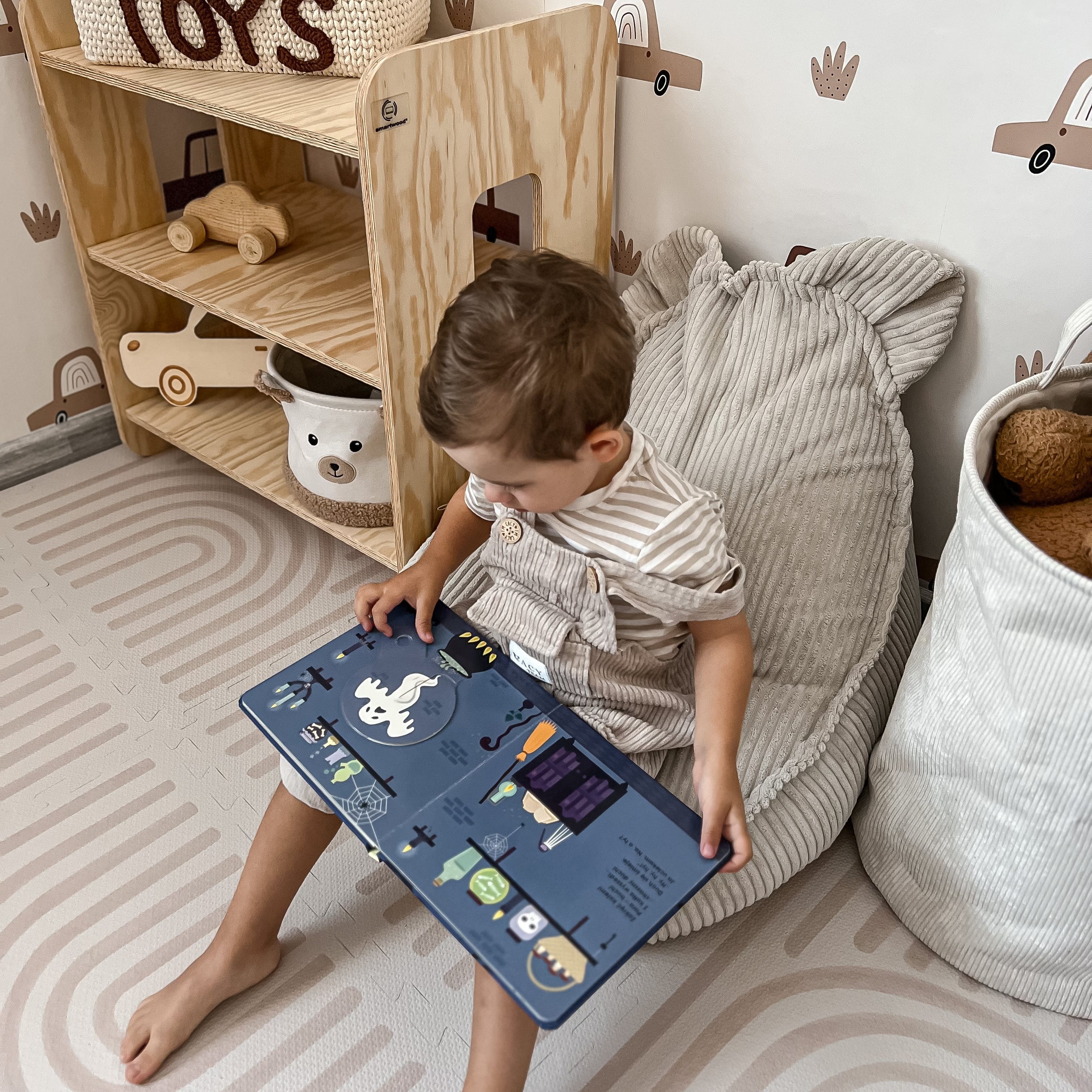 Meowbaby Pufa dla Dziecka - Sako Bag Teddy | Aesthetic
