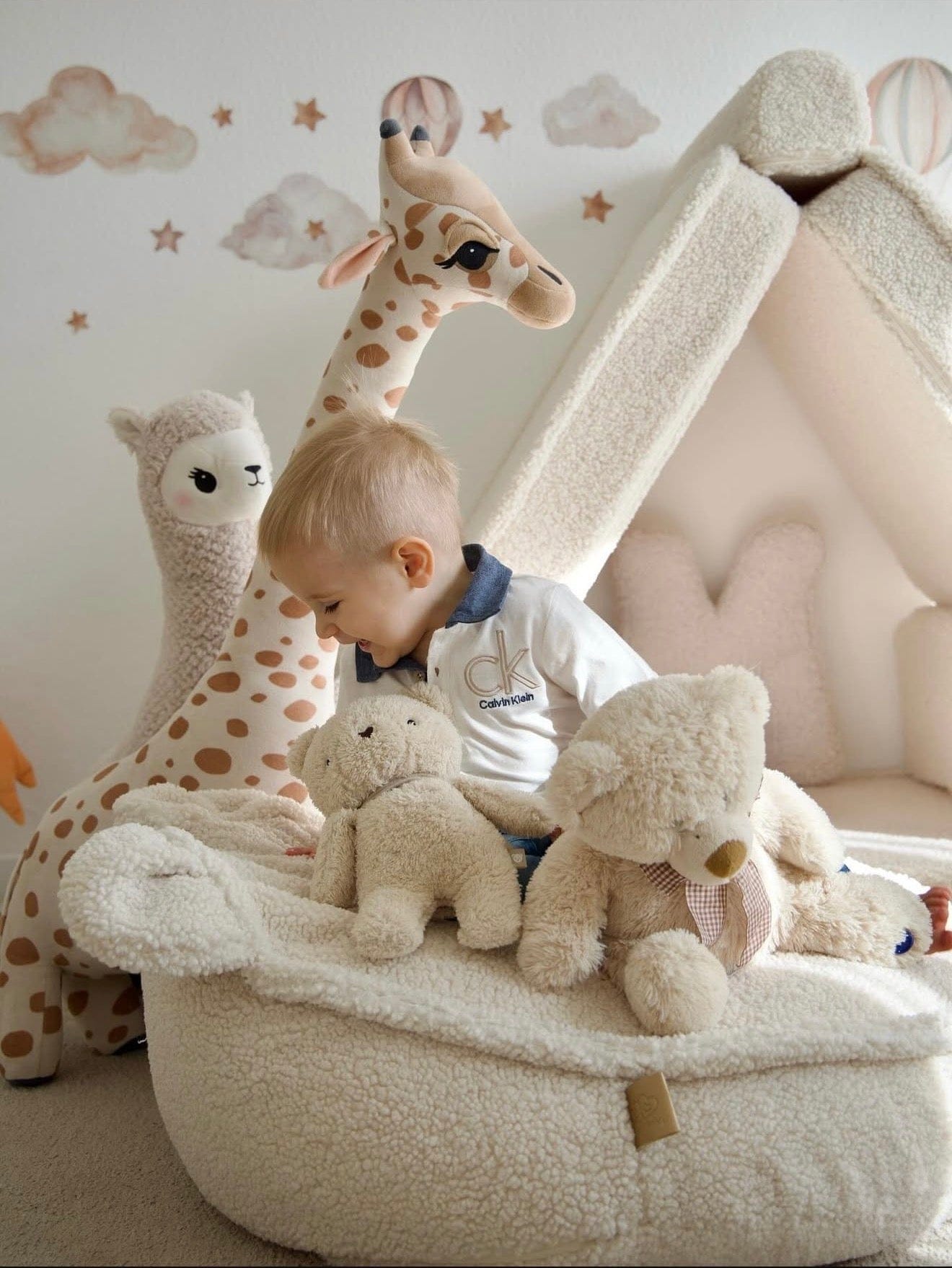 Meowbaby Pufa dla Dziecka - Sako Bag Teddy | Bearly