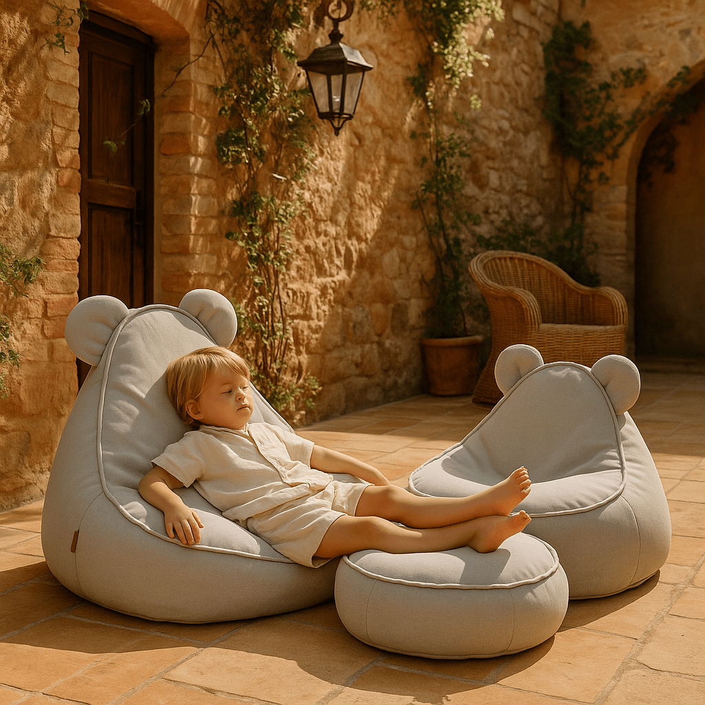 Meowbaby Pufa dla Dziecka – Sako Bag Teddy do Domu i Ogrodu | Outzy