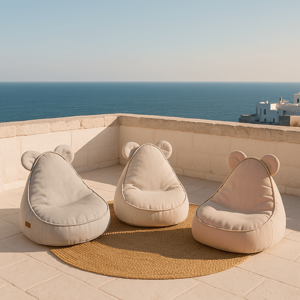 Meowbaby Pufa dla Dziecka – Sako Bag Teddy do Domu i Ogrodu | Outzy