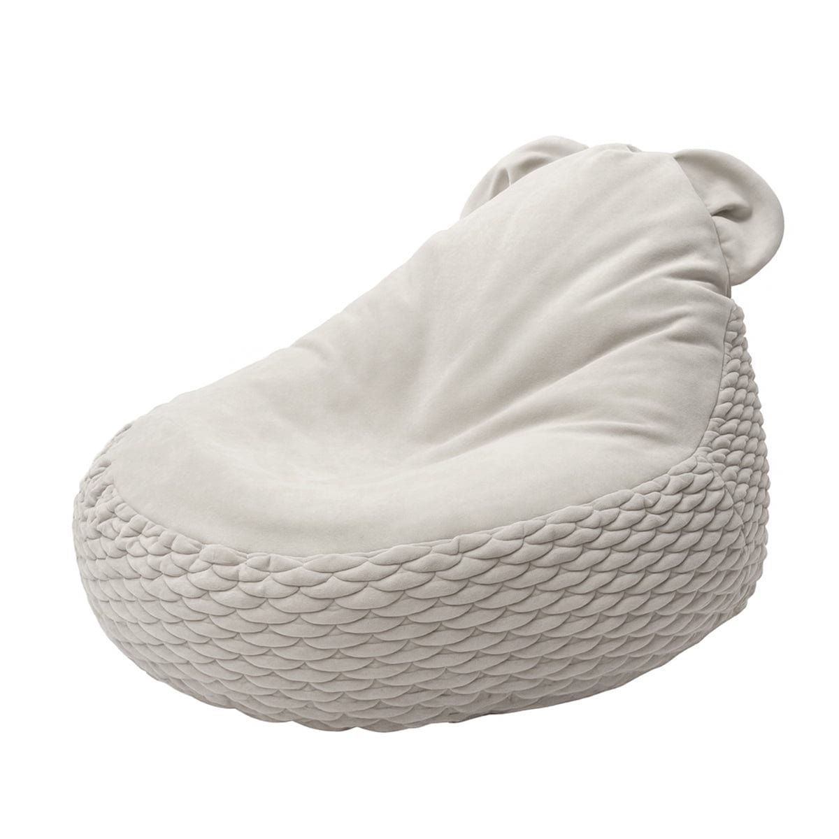 Meowbaby Pufa dla Dziecka - Sako Bag Teddy | Dune