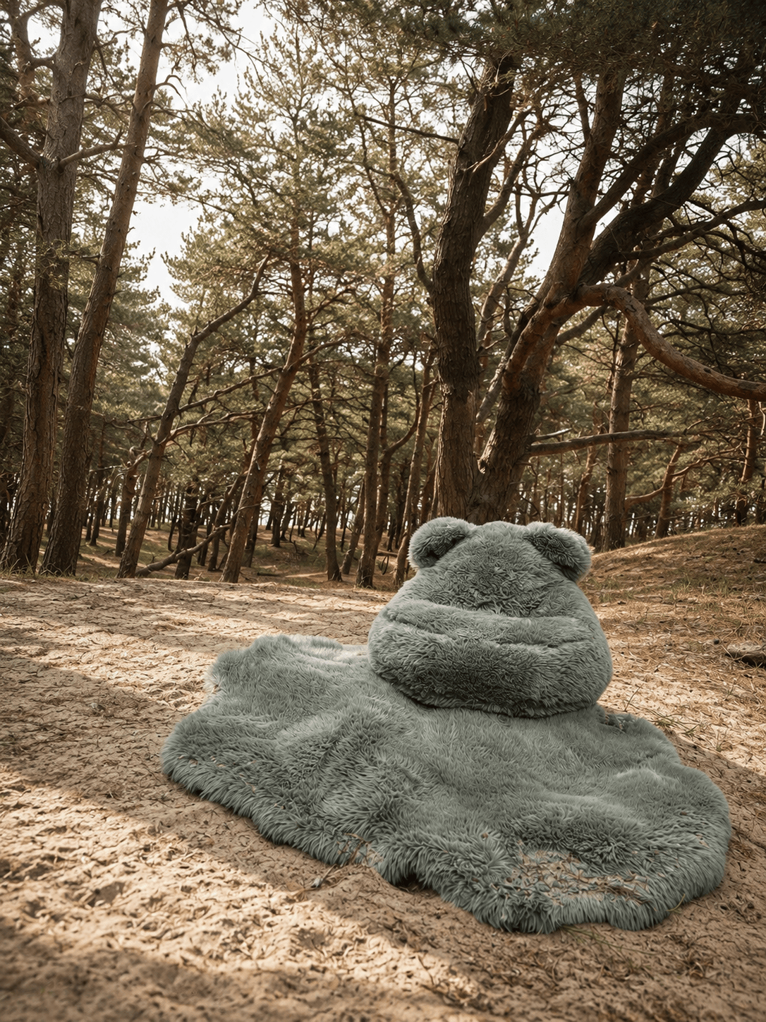 Meowbaby Pufa dla Dziecka - Sako Bag Teddy | Mammoth