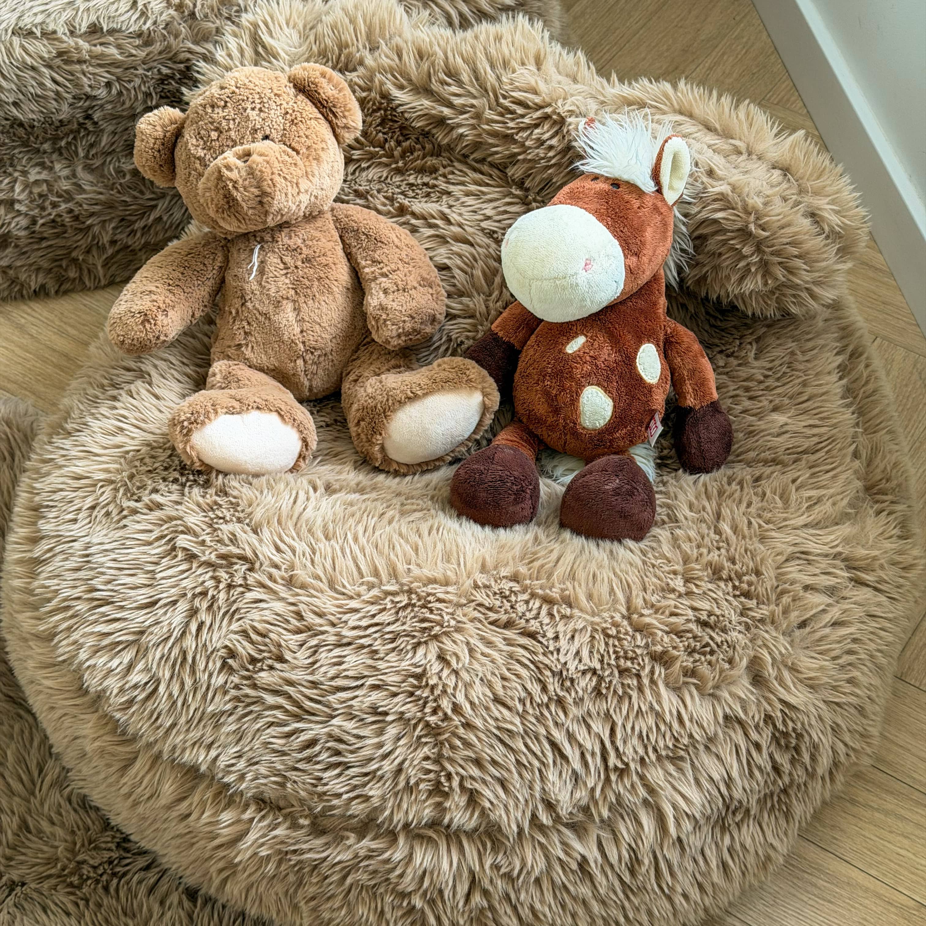 Meowbaby Pufa dla Dziecka - Sako Bag Teddy | Mammoth