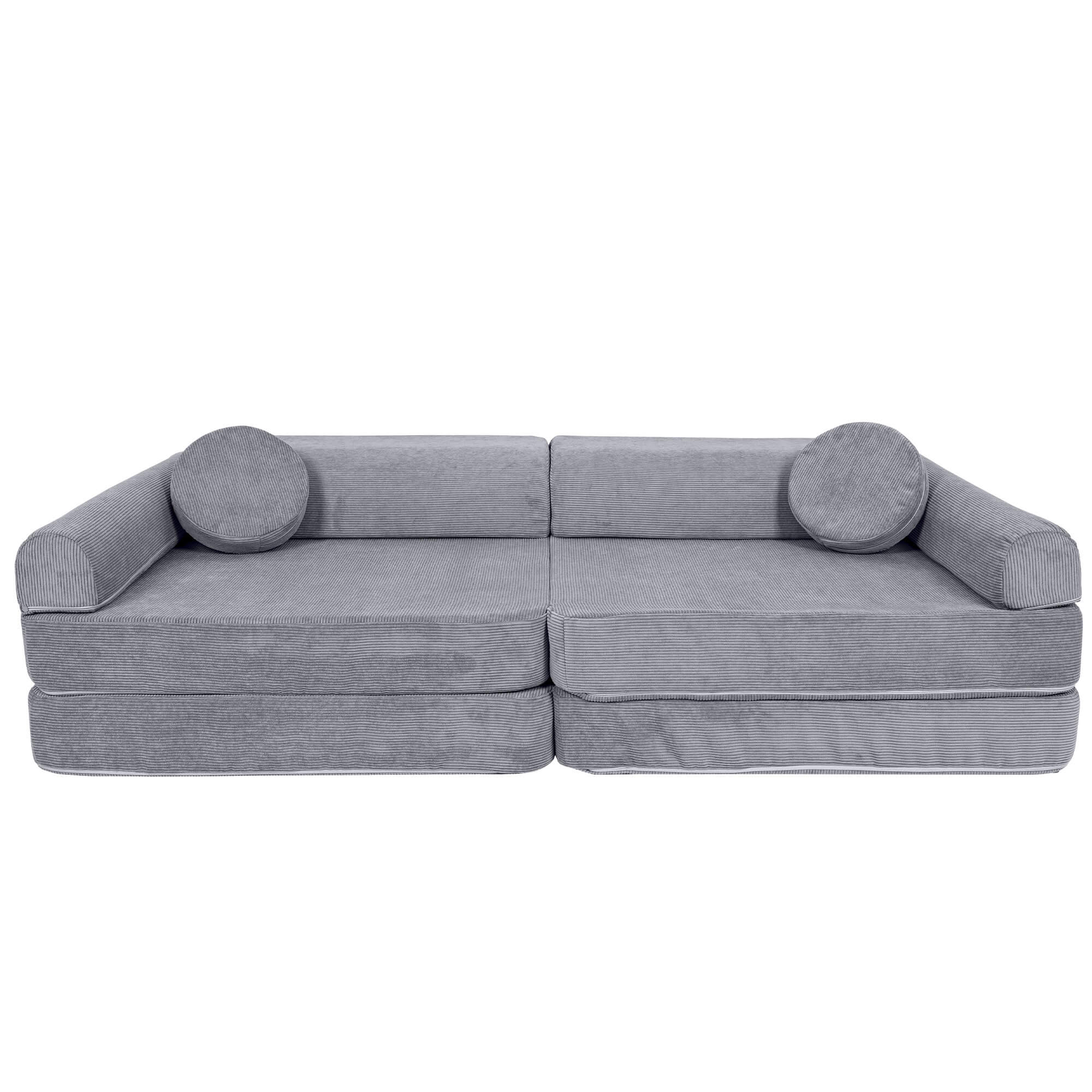 Meowbaby Slimcord Kids Play Sofa - Modular Play Couch | 8 Pieces