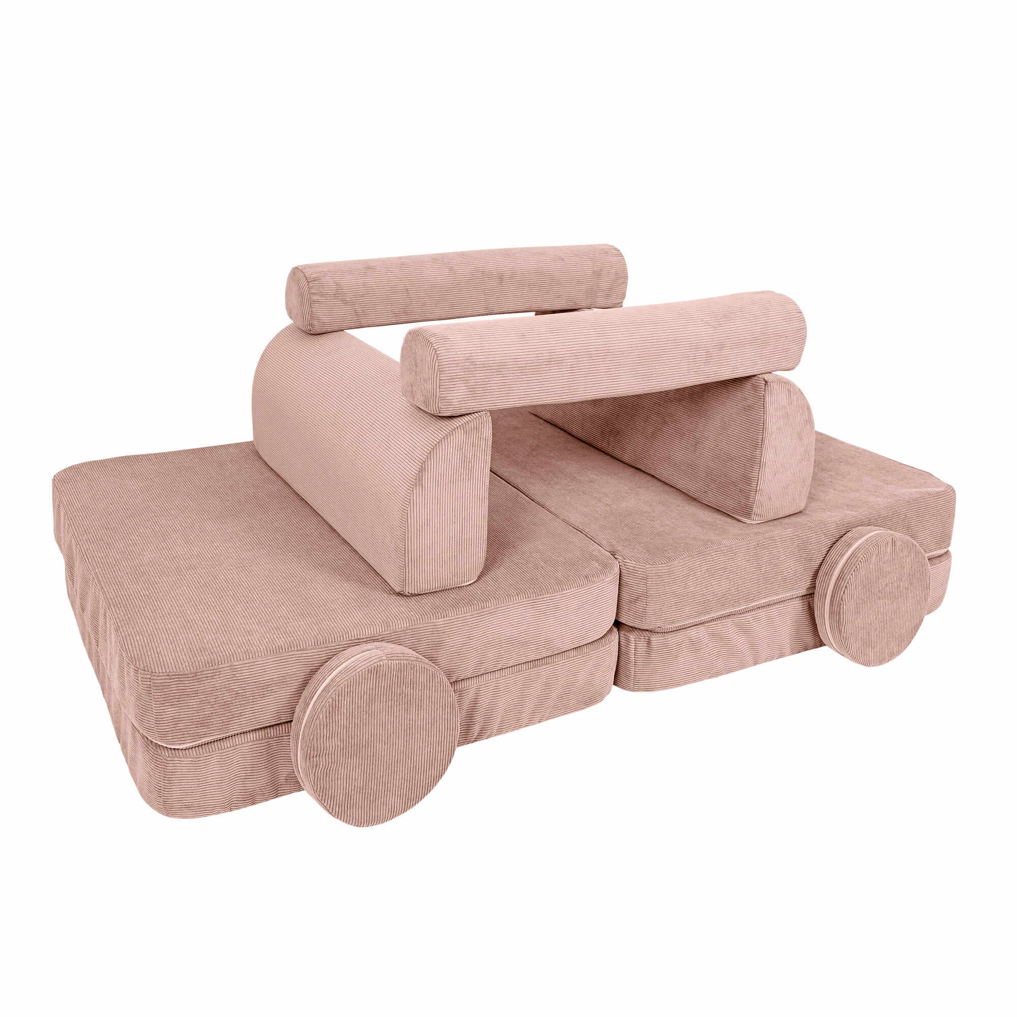 Meowbaby Slimcord Kids Play Sofa - Modular Play Couch | 8 Pieces