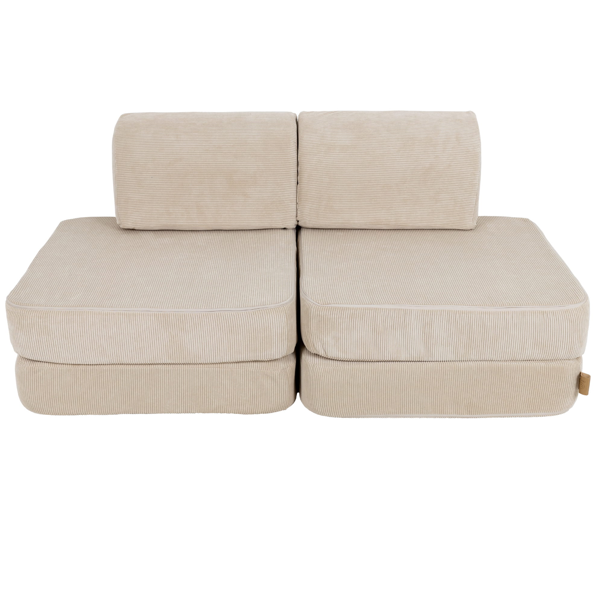 Meowbaby Slimcord Sofa Basic – Modular Kids Play Sofa Bed | 4 Pieces