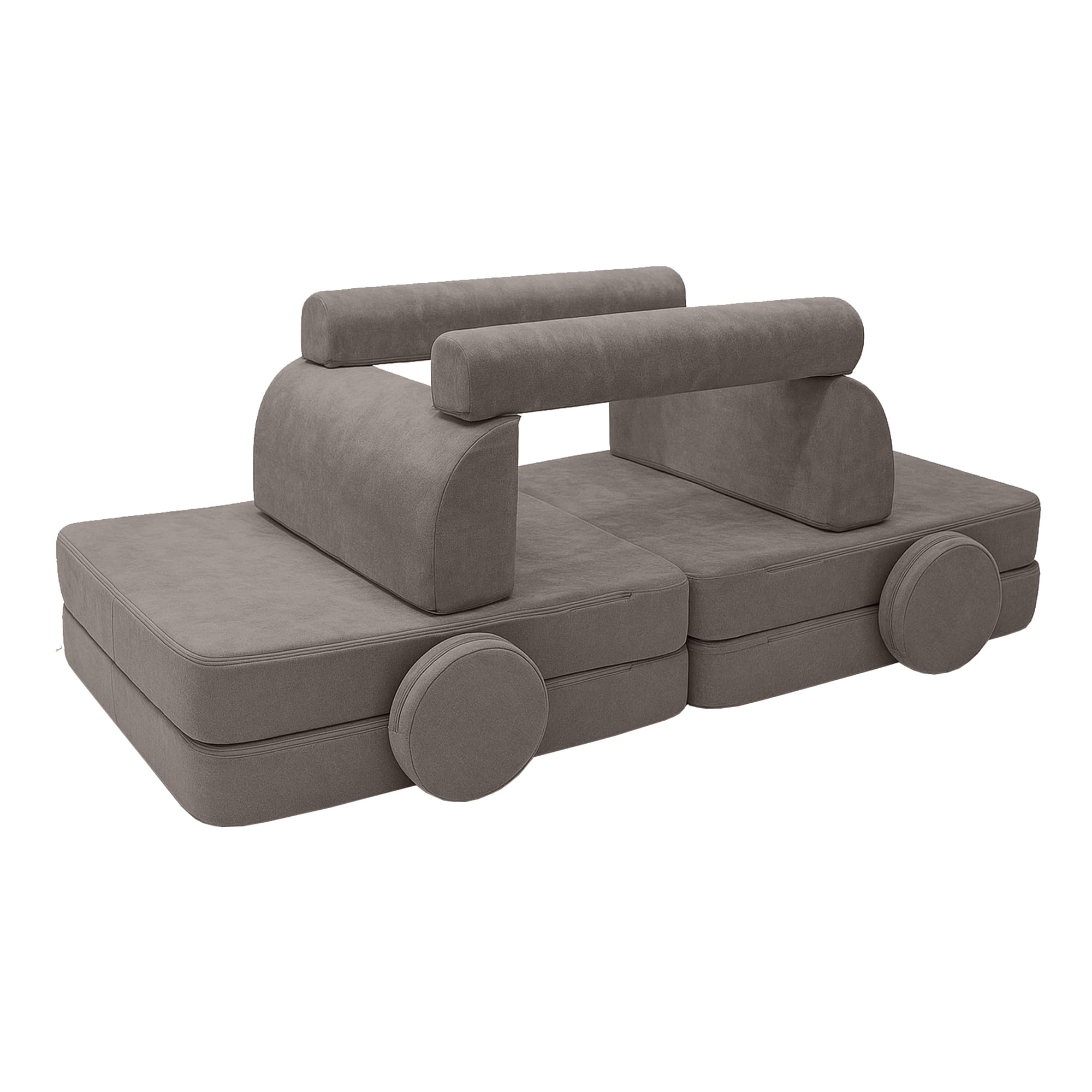 Meowbaby Sofa Modułowa dla Dziecka – 8 Elementów | Mellow | 160cm