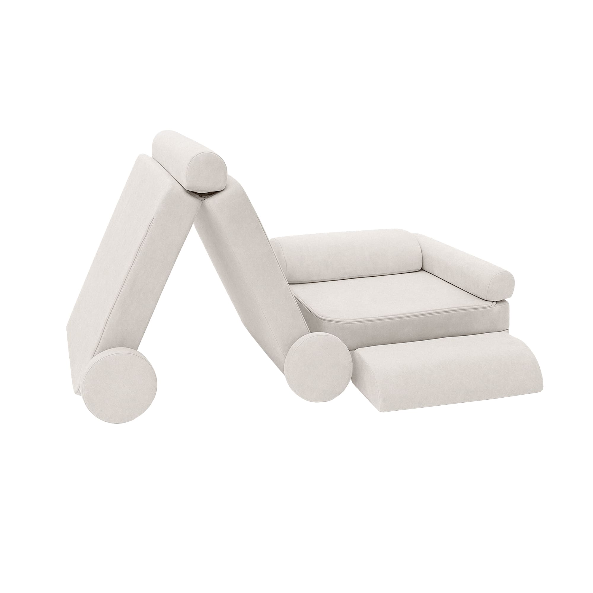 Meowbaby Sofa Modułowa dla Dziecka – 8 Elementów | Mellow | 160cm