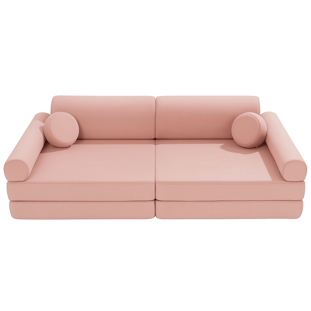 Meowbaby Sofa Modułowa dla Dziecka – 8 Elementów | Velvet