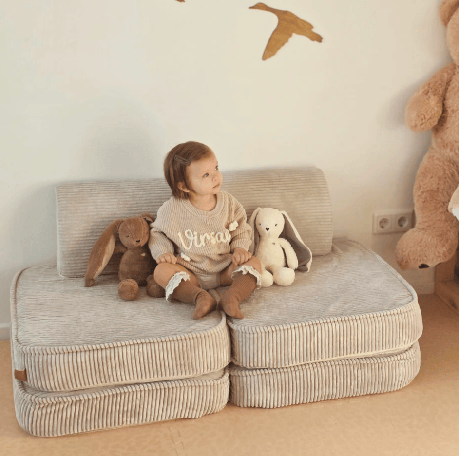 Meowbaby Sofa Modułowa dla Dziecka Basic - 4 Elementy | Aesthetic