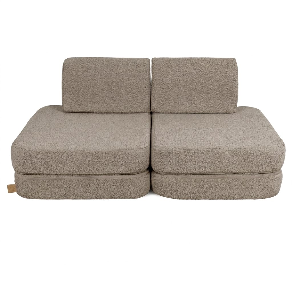 Meowbaby Sofa Modułowa dla Dziecka Basic - 4 Elementy | Boucle