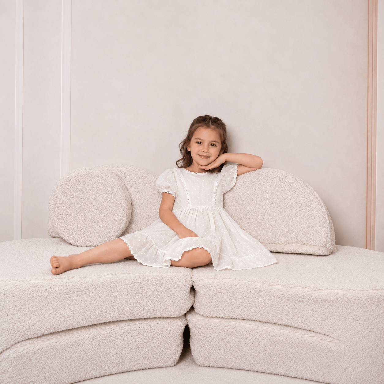 Meowbaby Sofa Modułowa dla Dziecka Coccolo – 6 Elementów | Bearly