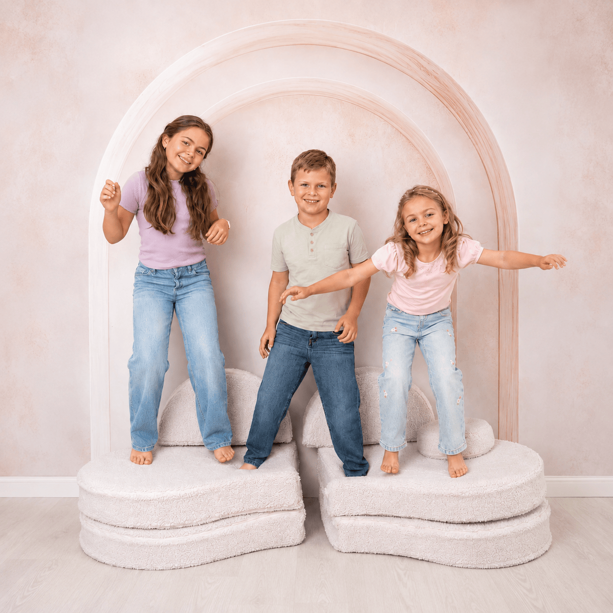 Meowbaby Sofa Modułowa dla Dziecka Coccolo – 6 Elementów | Bearly