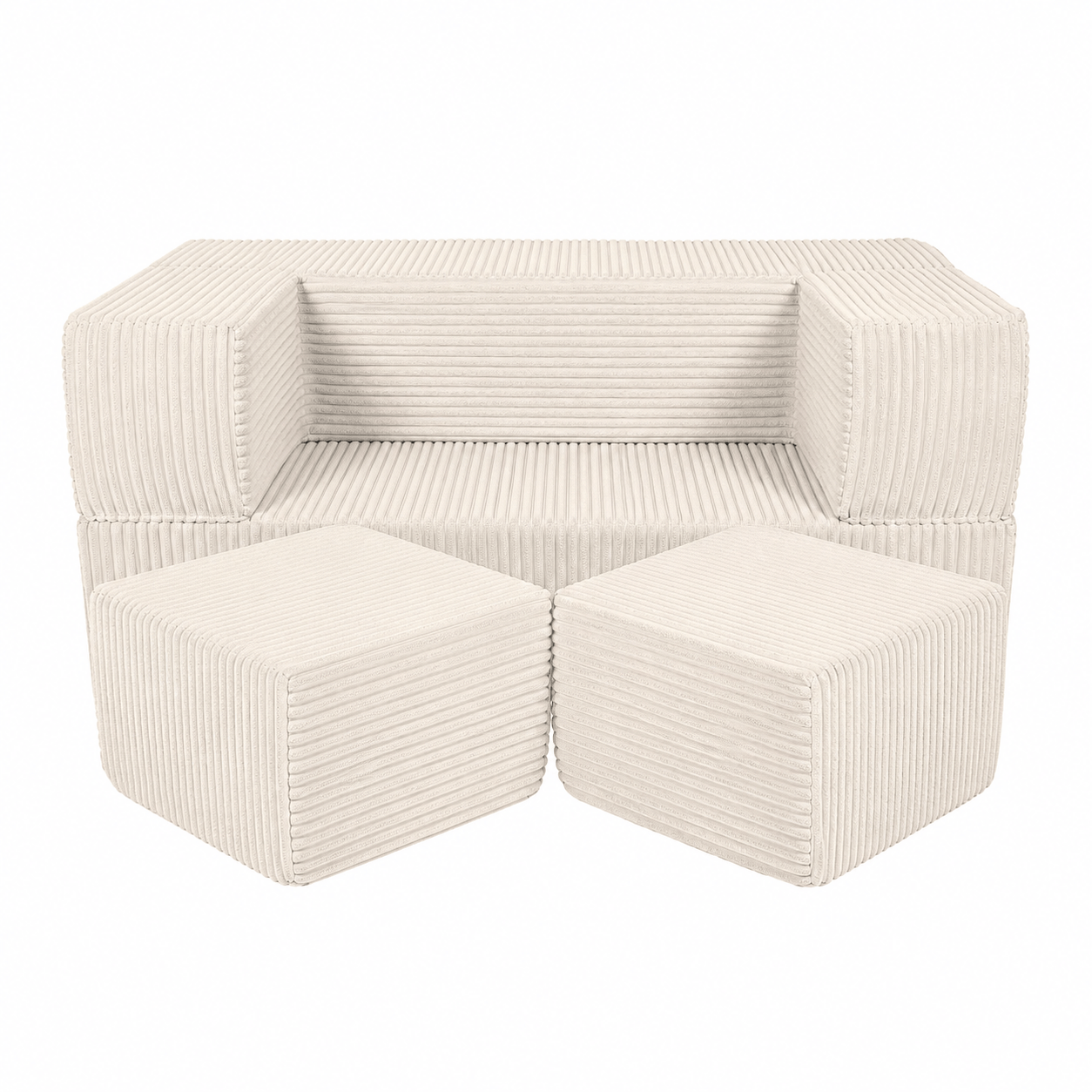 Meowbaby Sofa Modułowa dla Dziecka Cube - 4 Elementy | Aesthetic