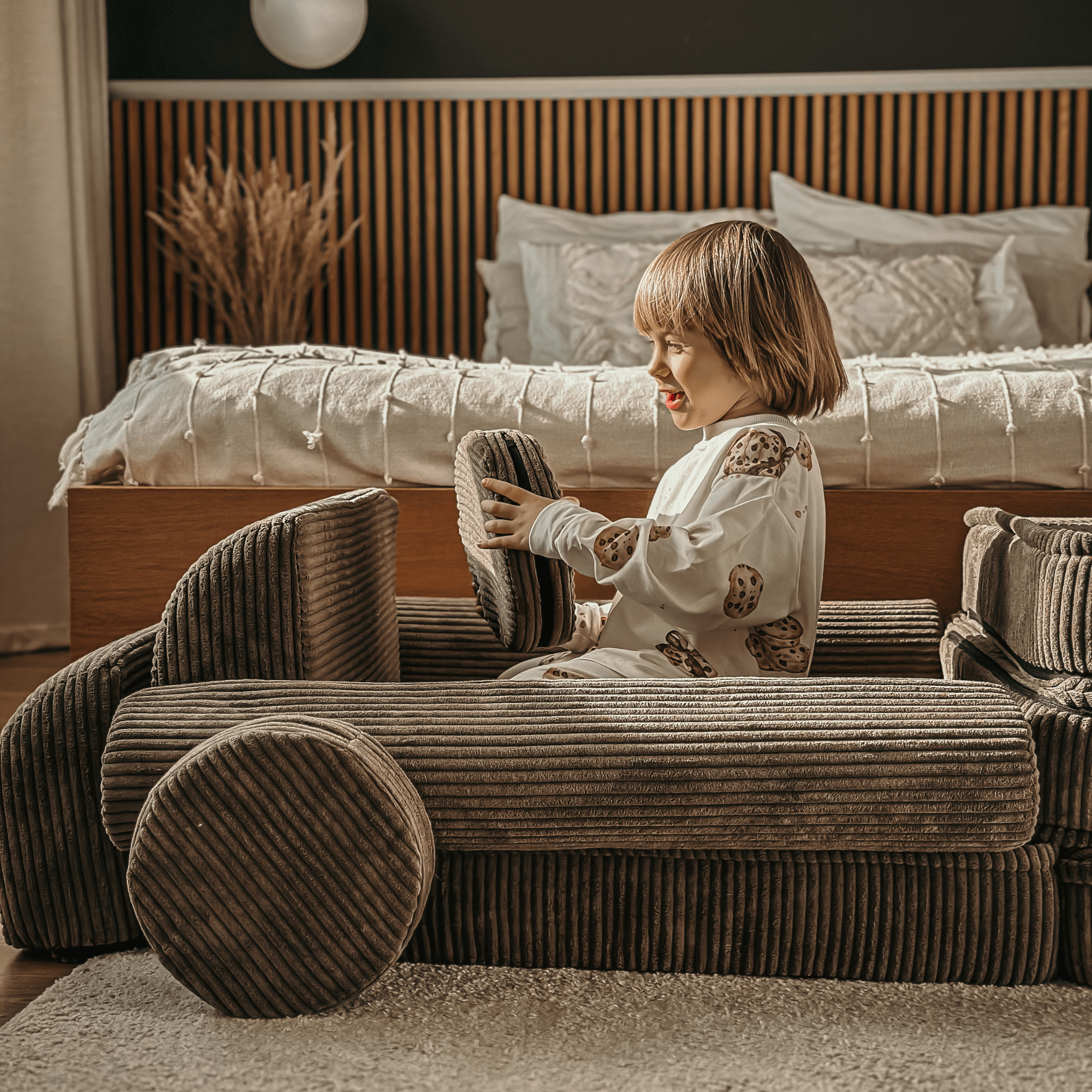 Meowbaby Sofa Modułowa dla Dziecka Plus - 10 Elementów | Aesthetic