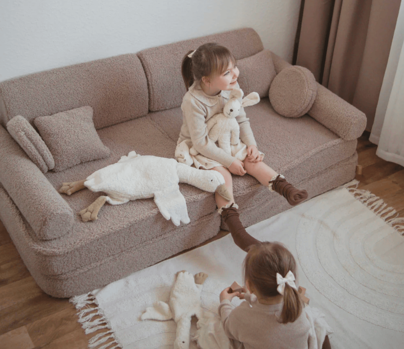 Meowbaby Sofa Modułowa dla Dziecka Plus - 10 Elementów | Bearly