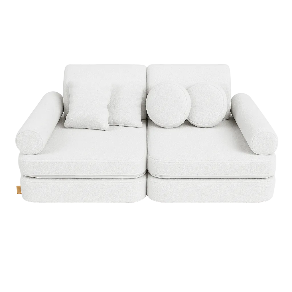 Meowbaby Sofa Modułowa dla Dziecka Plus - 10 Elementów | Boucle