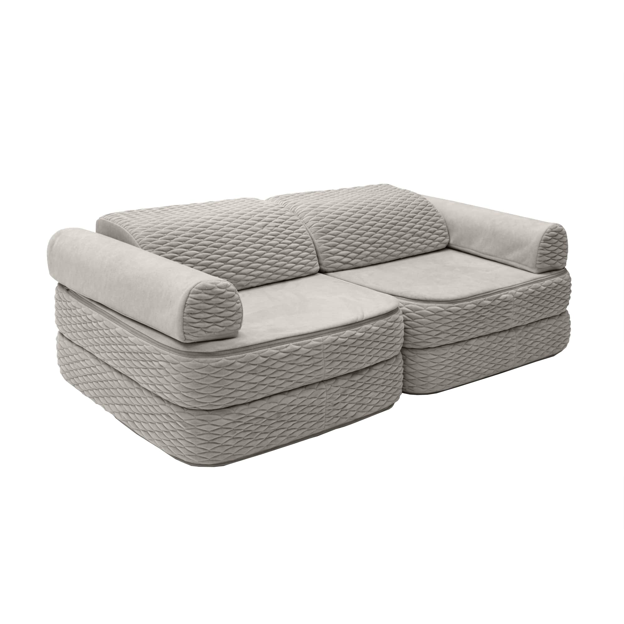 Meowbaby Sofa Modułowa dla Dziecka Plus – 6 Elementów | Dune