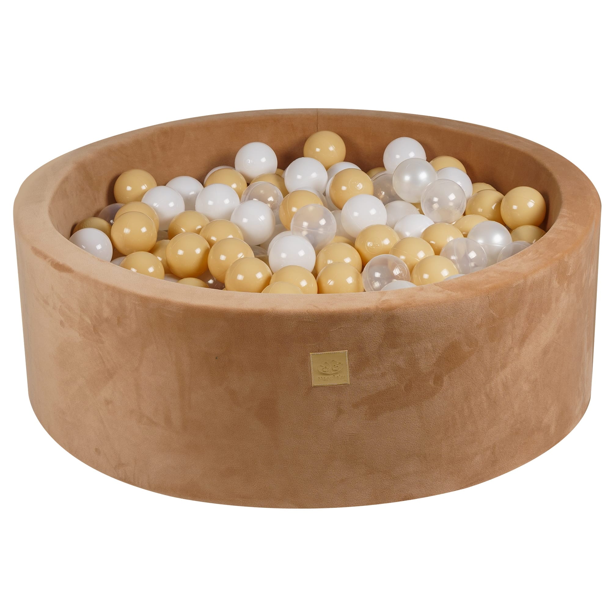 Meowbaby Supersoft Foam Baby Ball Pit Caramel