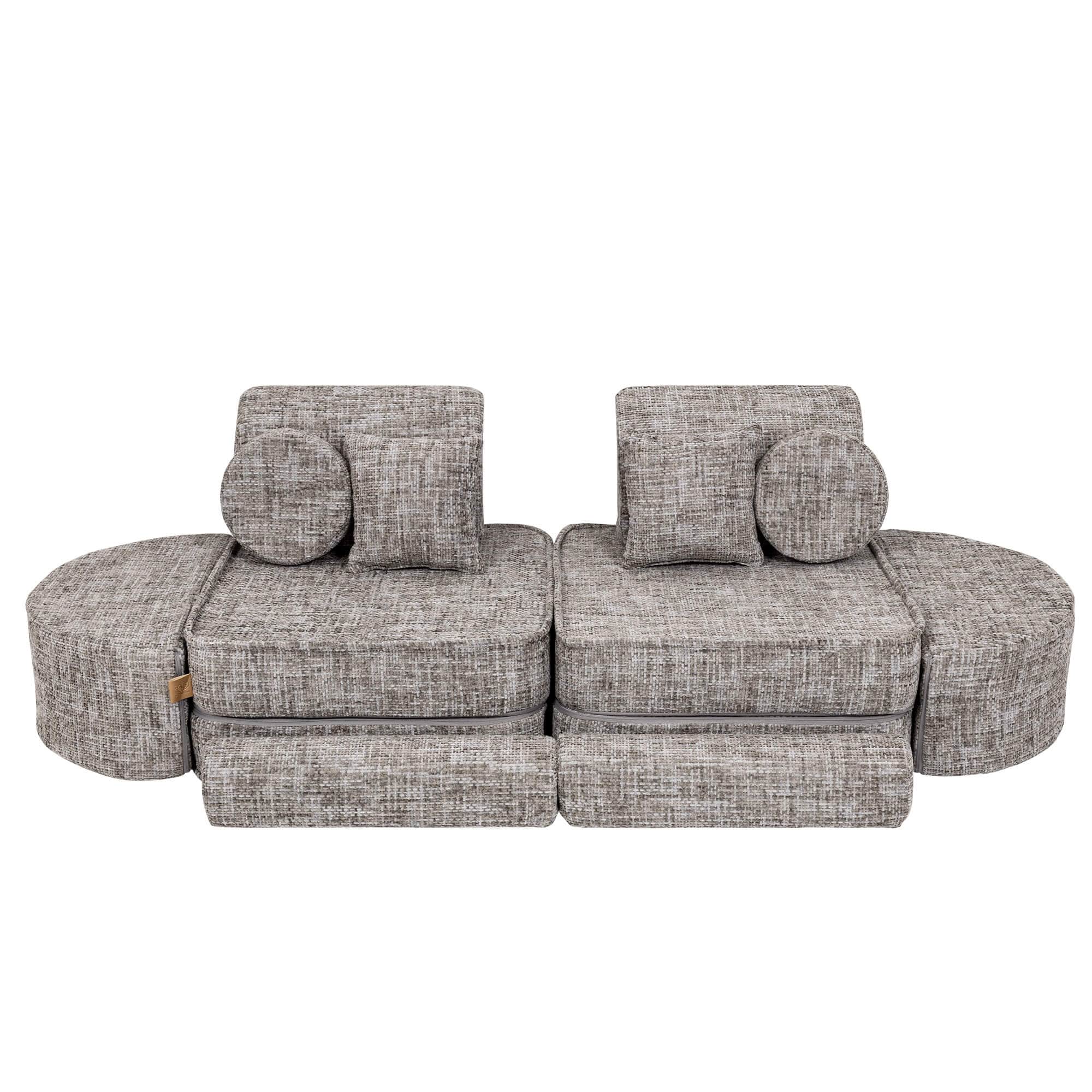 Meowbaby Tangle Sofa Max – Modular Kids Play Sofa Bed | 12 Pieces