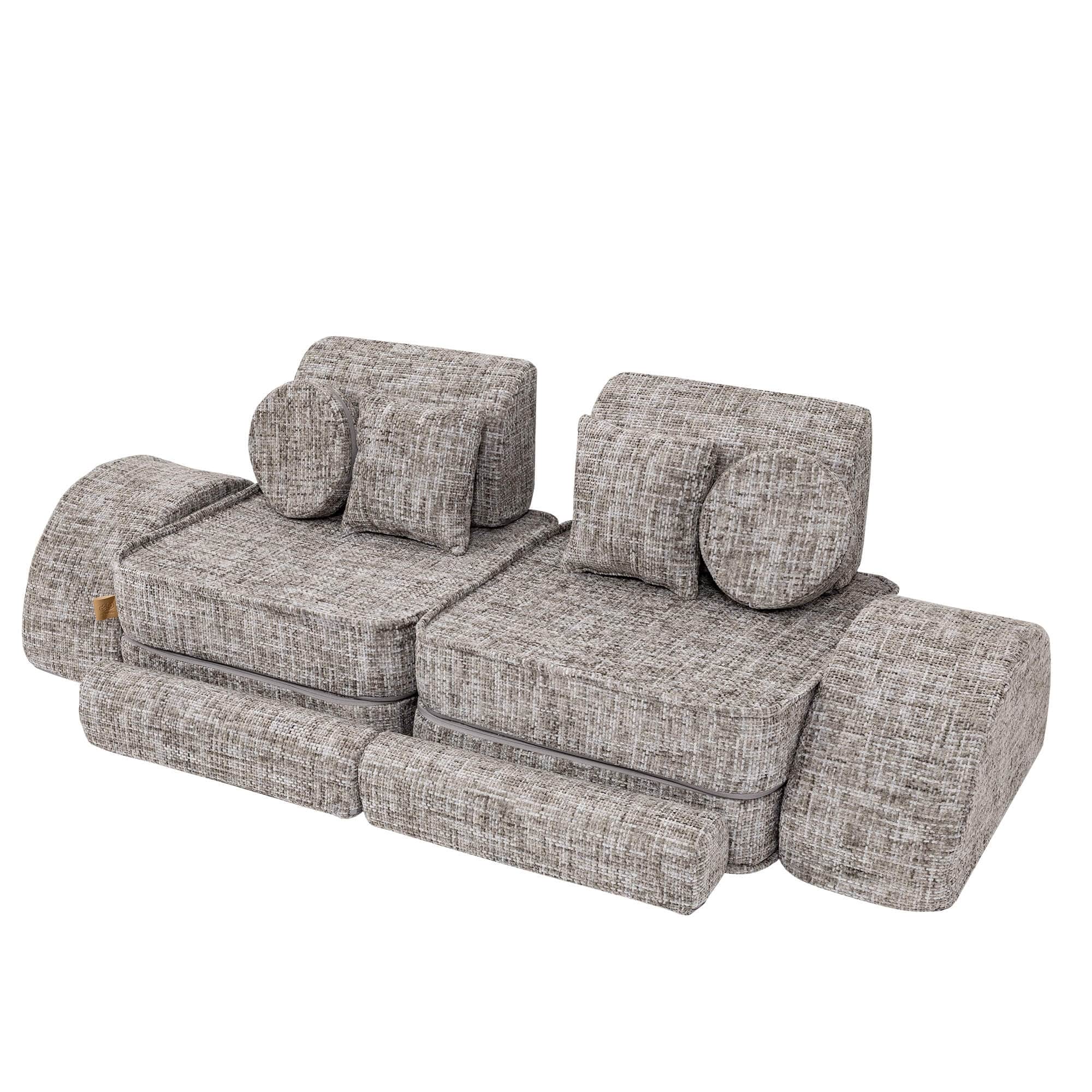 Meowbaby Tangle Sofa Max – Modular Kids Play Sofa Bed | 12 Pieces