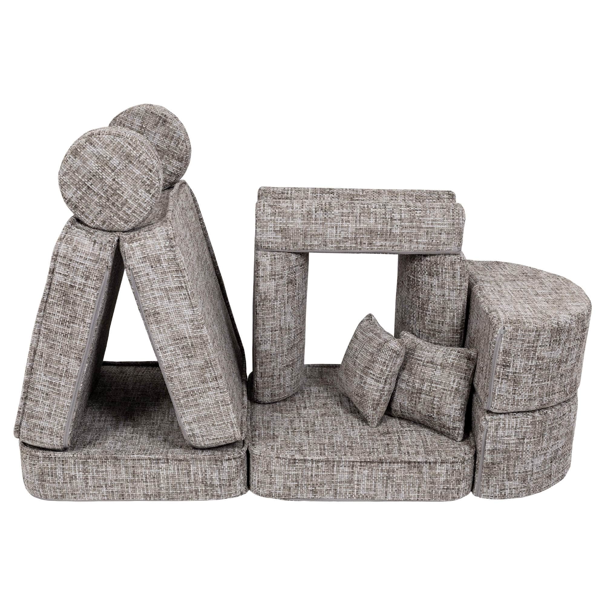 Meowbaby Tangle Sofa Max – Modular Kids Play Sofa Bed | 12 Pieces