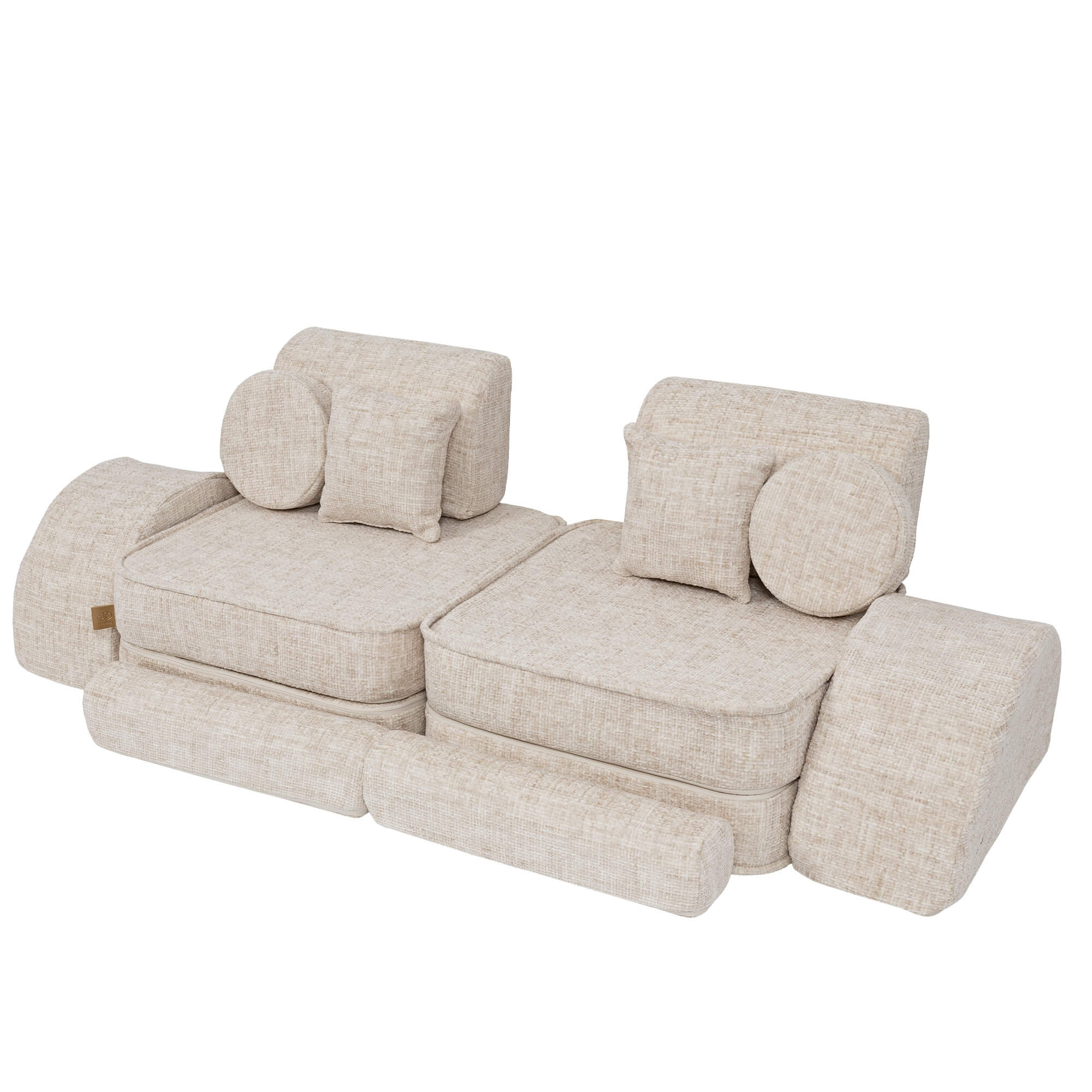 Meowbaby Tangle Sofa Max – Modular Kids Play Sofa Bed | 12 Pieces