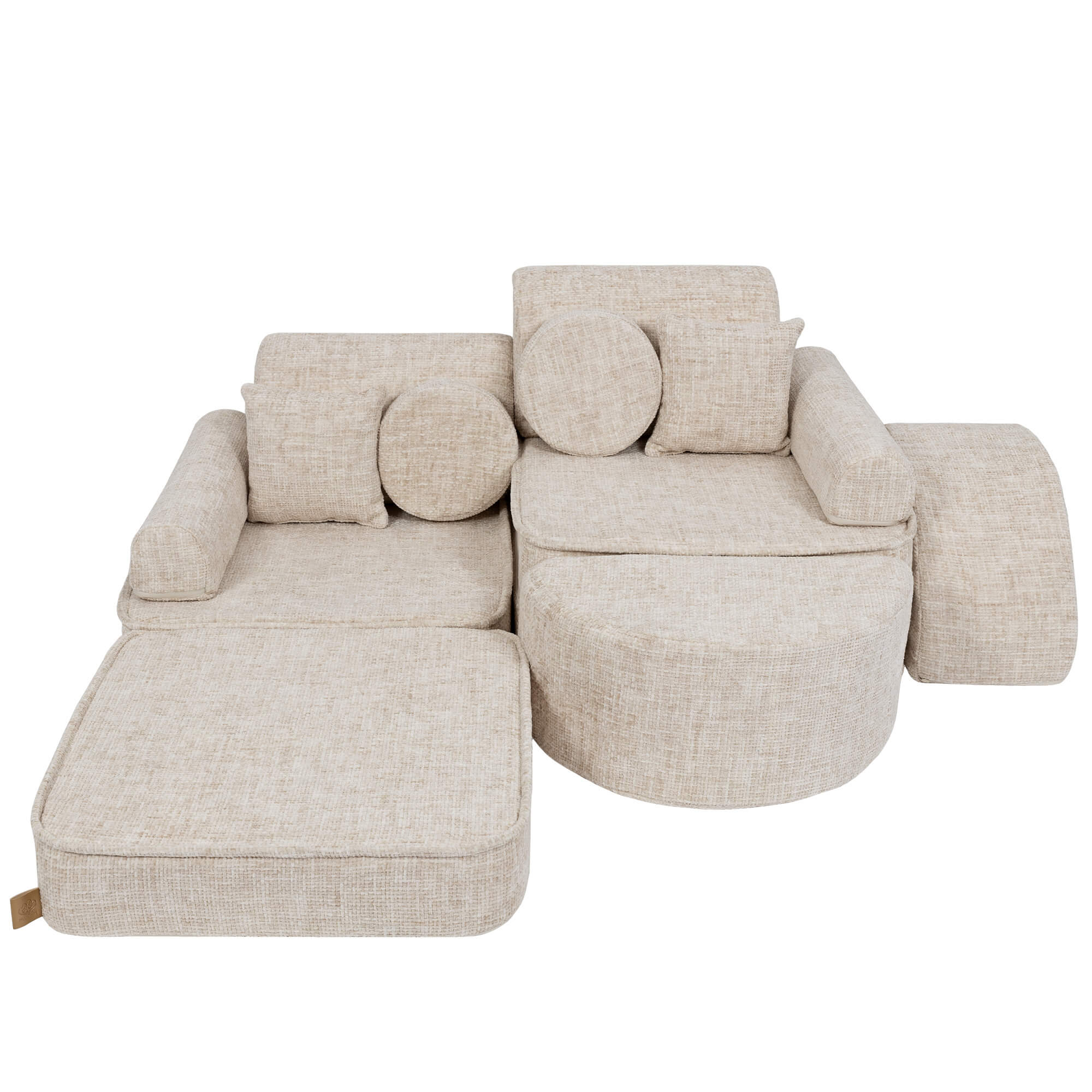 Meowbaby Tangle Sofa Max – Modular Kids Play Sofa Bed | 12 Pieces