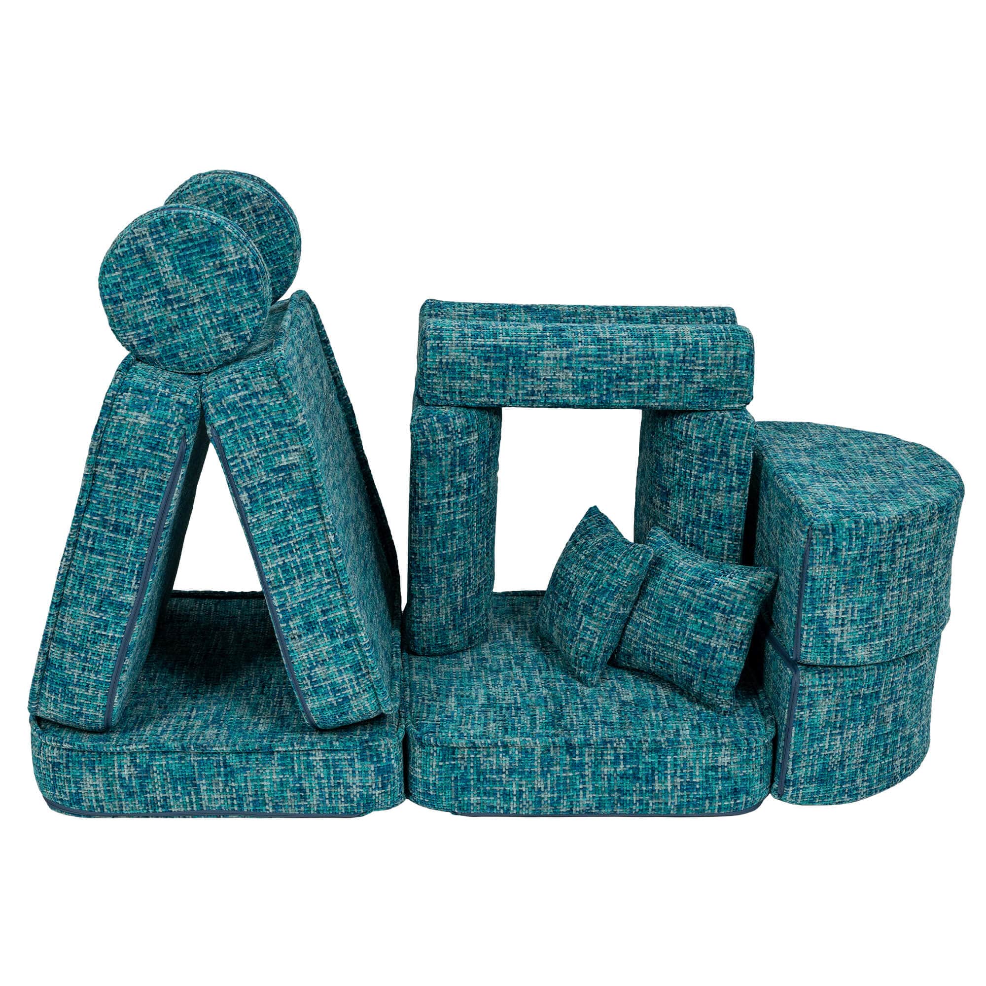 Meowbaby Tangle Sofa Max – Modular Kids Play Sofa Bed | 12 Pieces