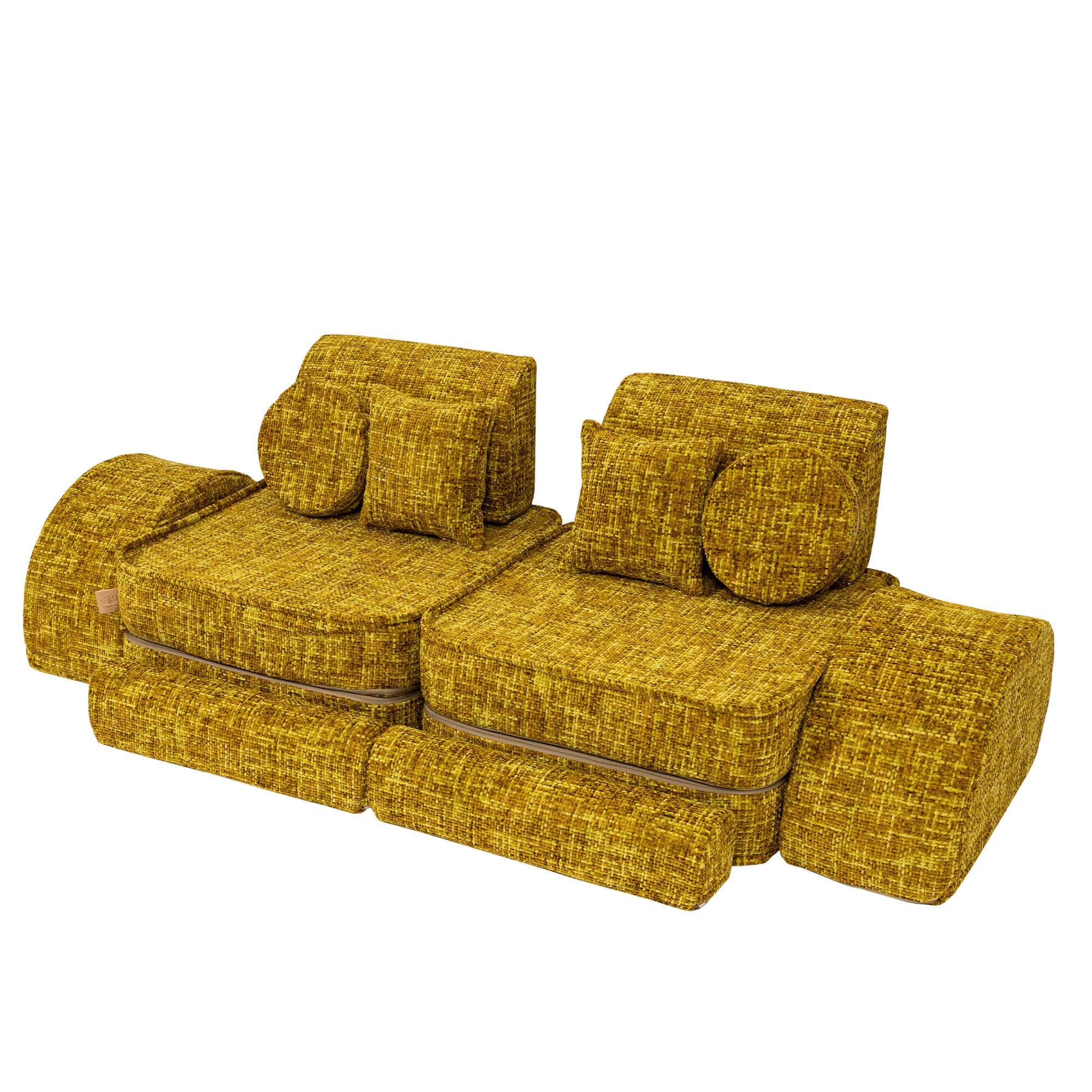 Meowbaby Tangle Sofa Max – Modular Kids Play Sofa Bed | 12 Pieces