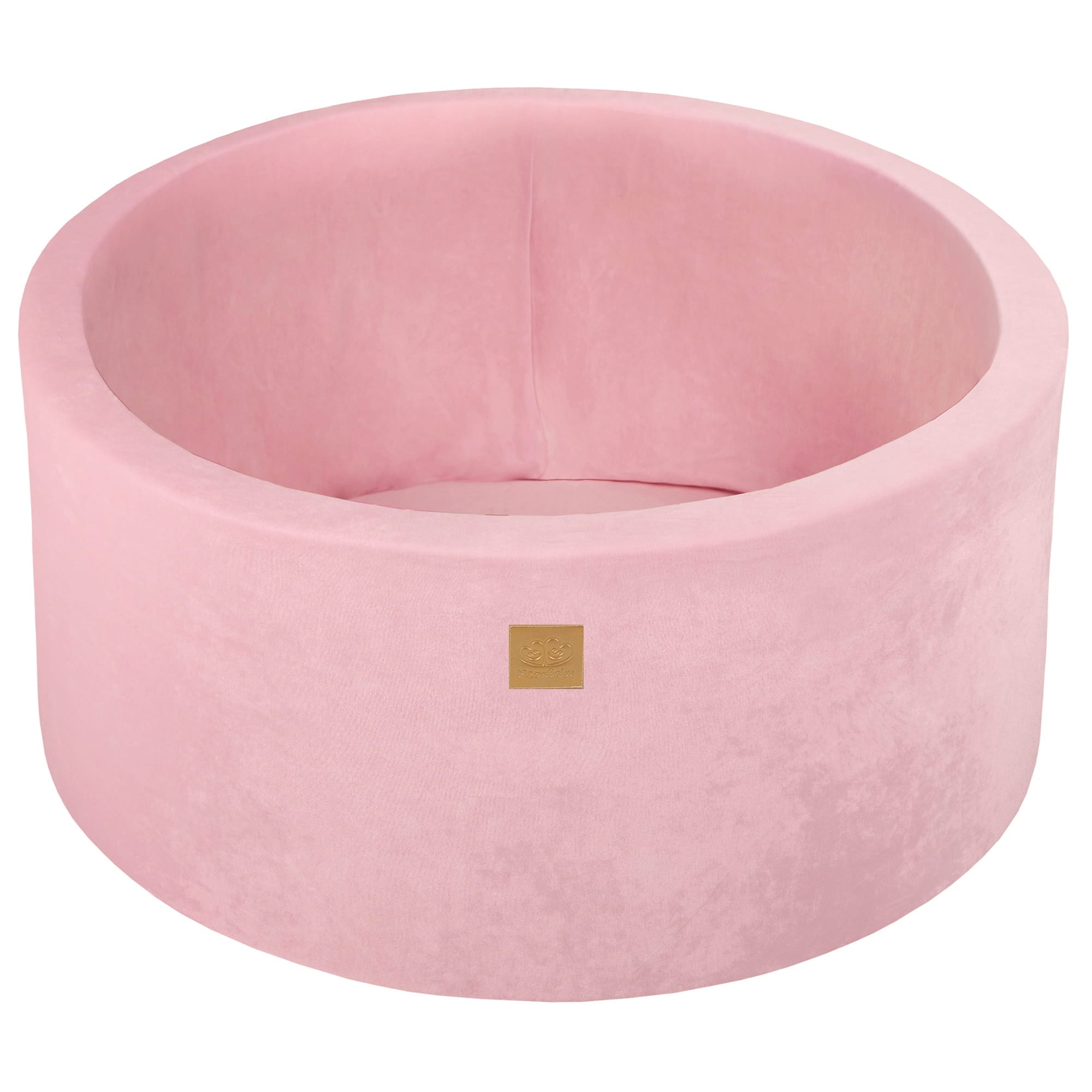 Meowbaby Velvet Foam Baby Ball Pit Powder Pink | Balls to Choose