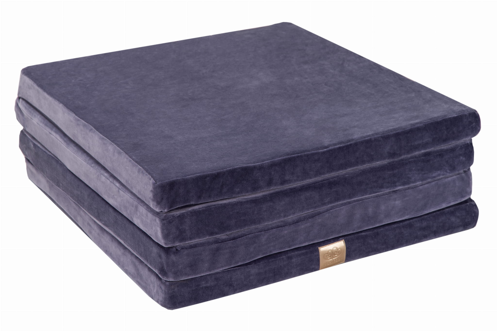 Meowbaby Velvet - Foldable Foam Baby Square Play Mat | Perfect for Crawling