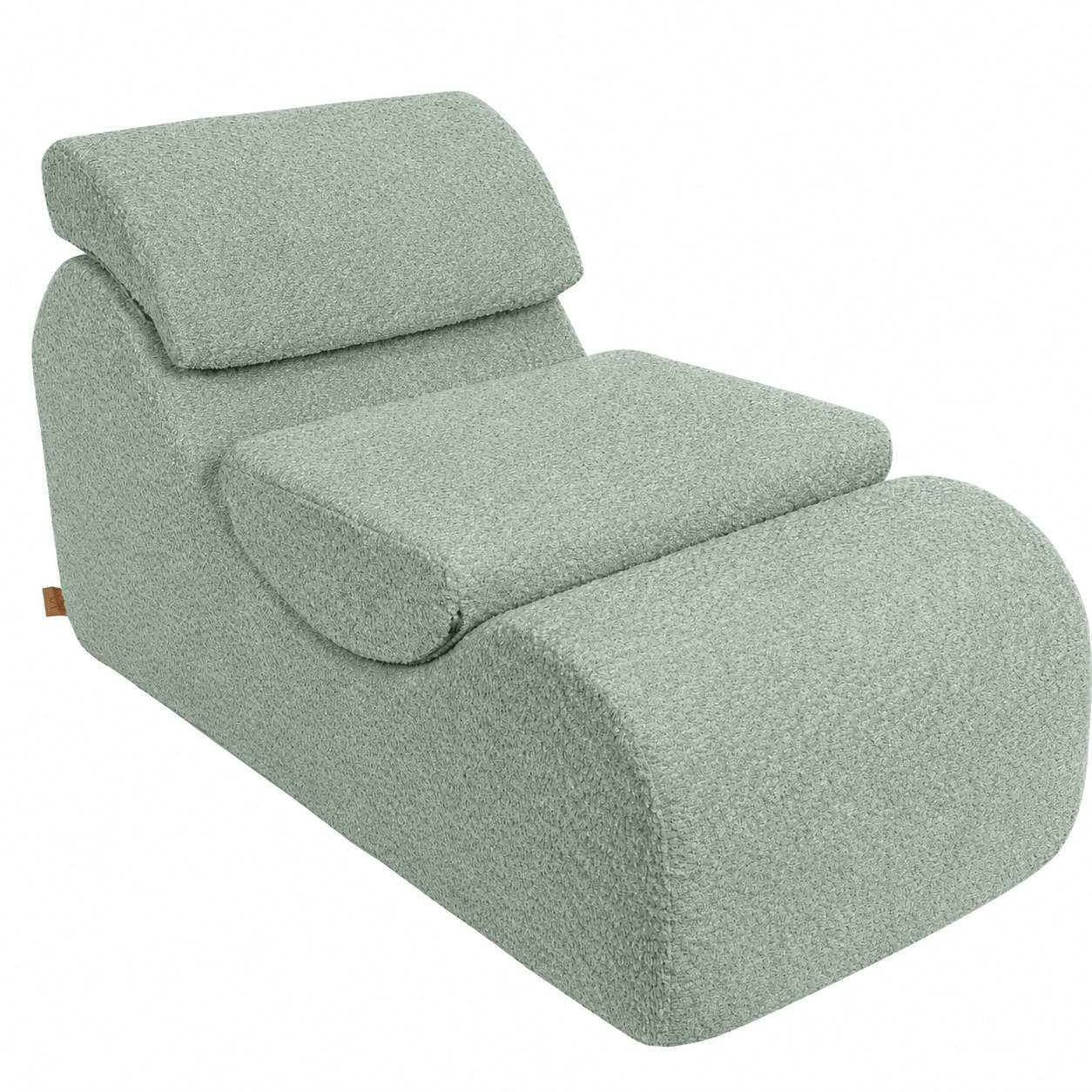 Meowbaby Wygodny Fotel dla Dziecka - Wave Lounger | Boucle