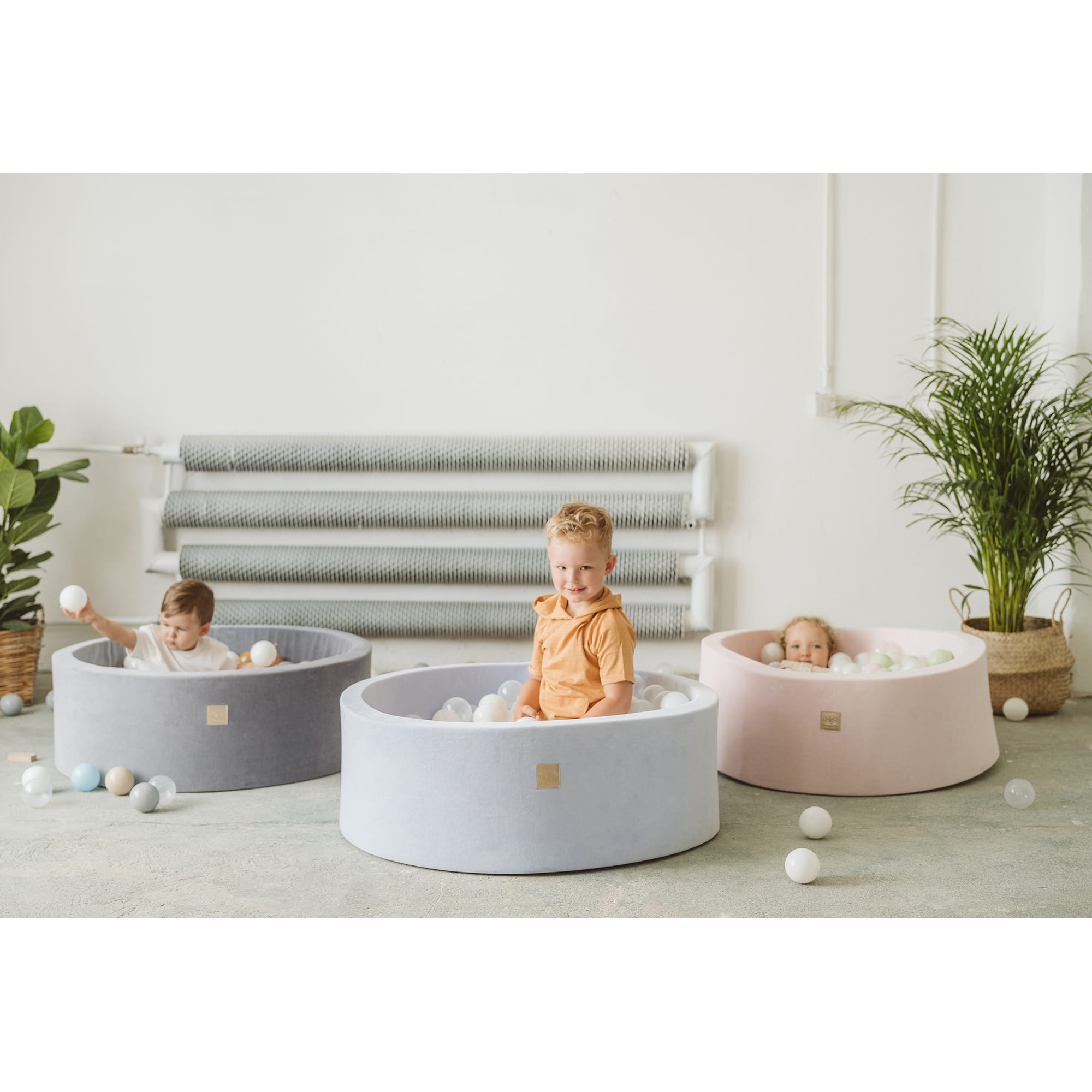 Cotton Ball Pit Light Grey