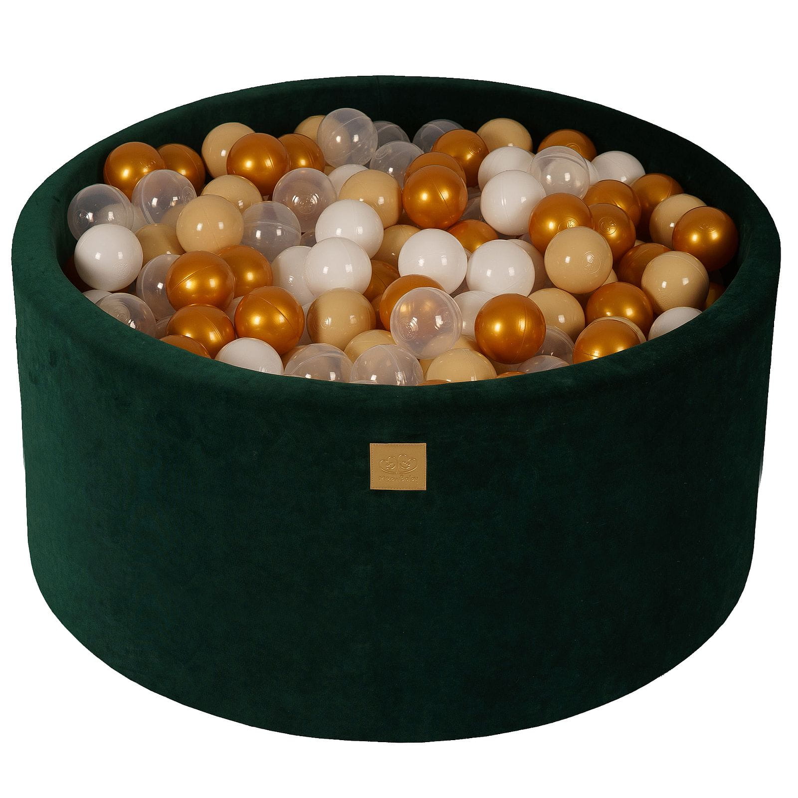 Velvet Ball Pit Dark green Meowbaby