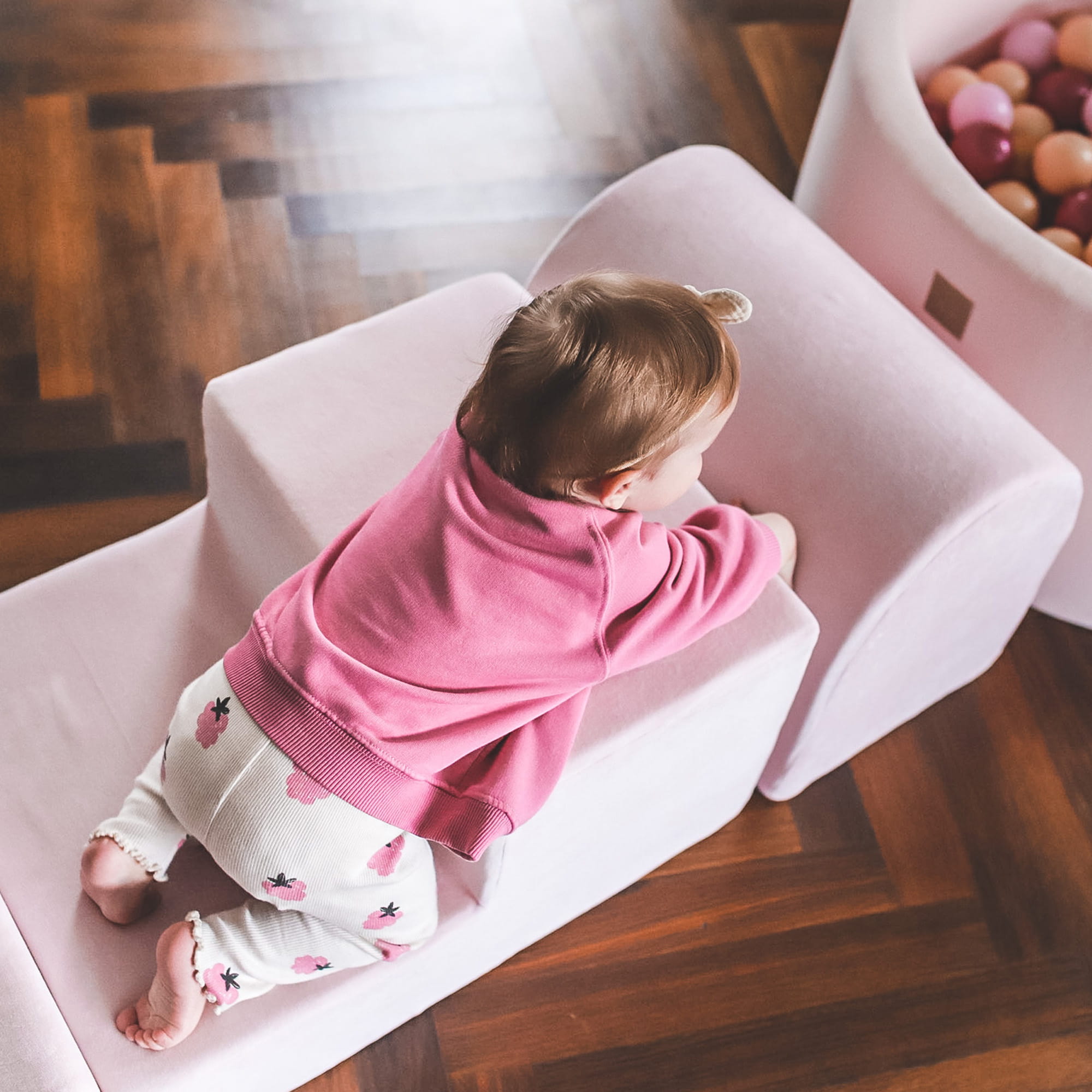 Velvet Corduroy Foam Playground 3 Elements without ball pit Meowbaby