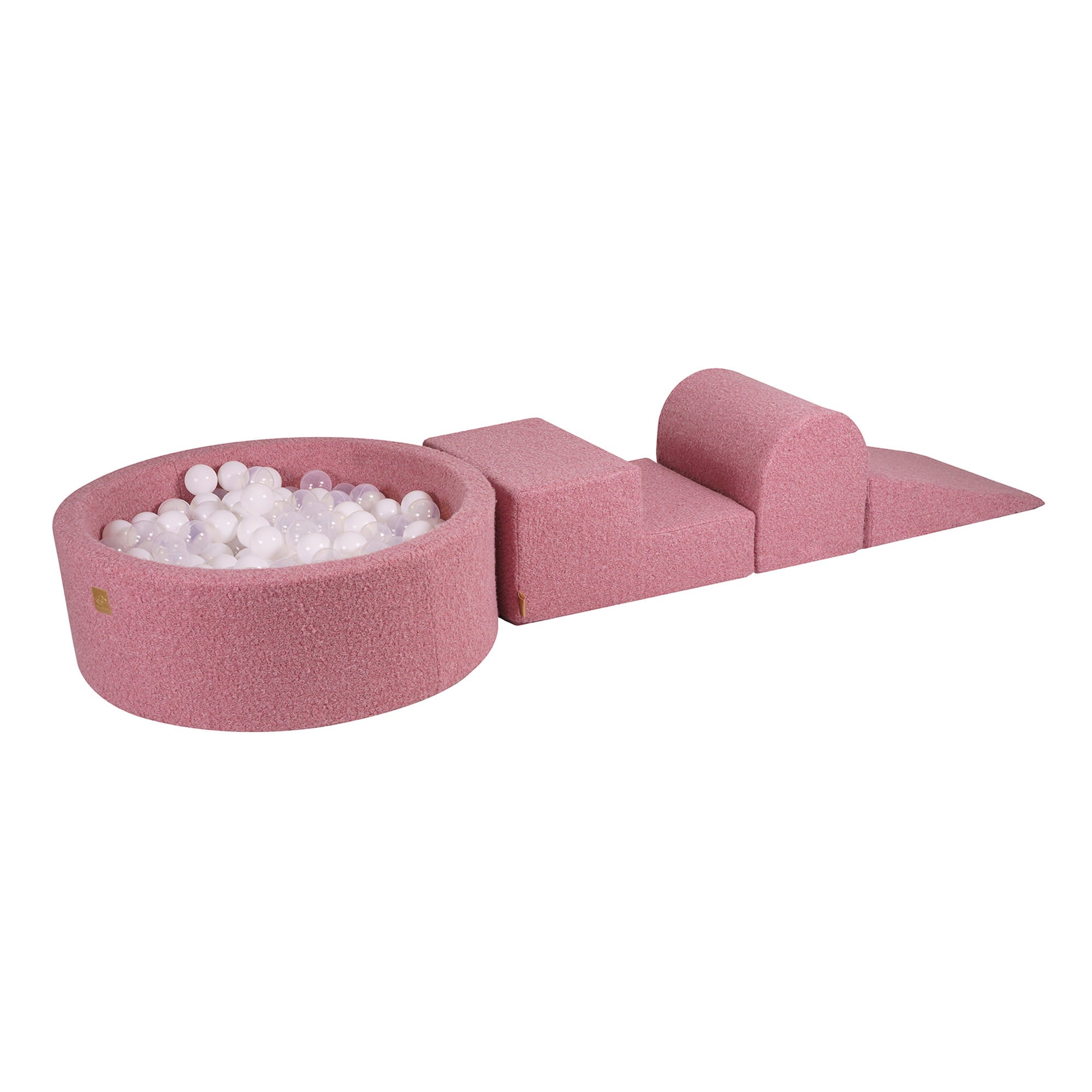 Aire de jeux en mousse Boucle 4 éléments rose