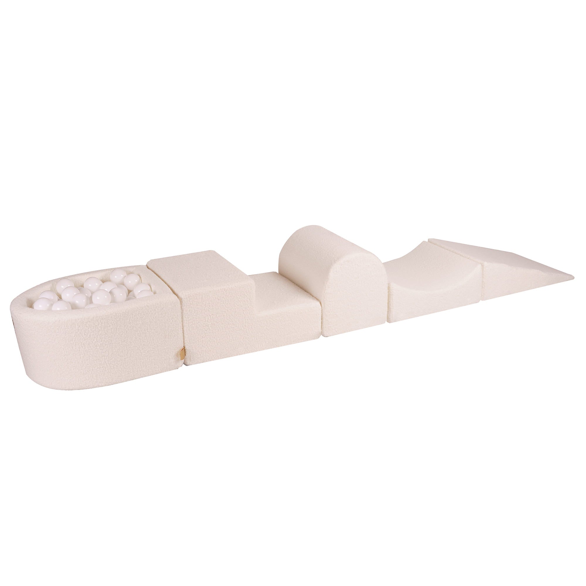 Boucle Foam Playground 5 Elements White