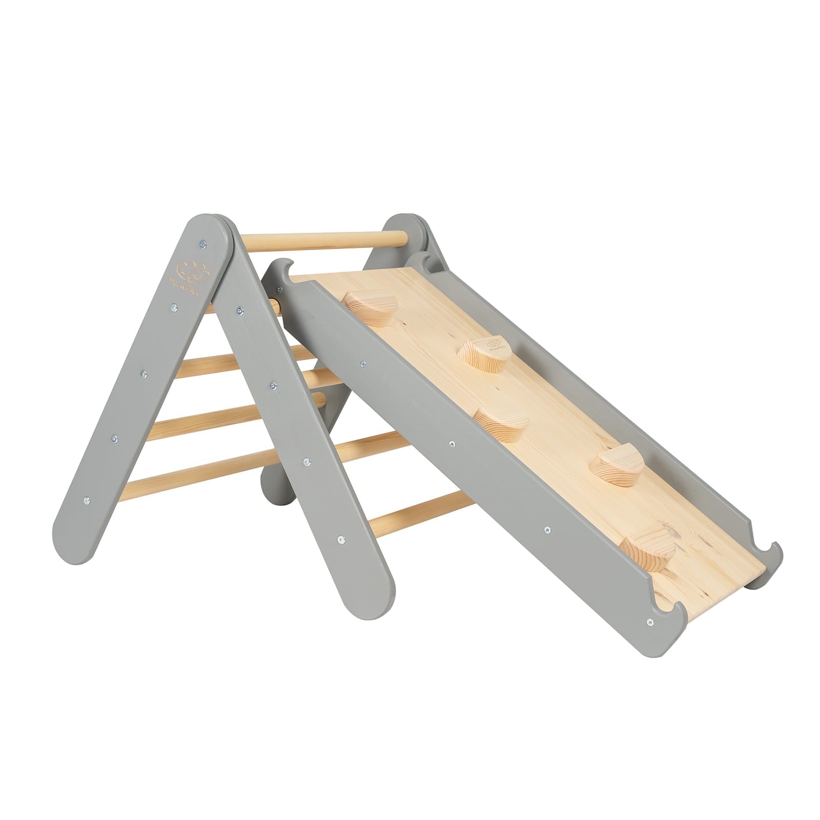 Ladder slide-climbing wall 2in1