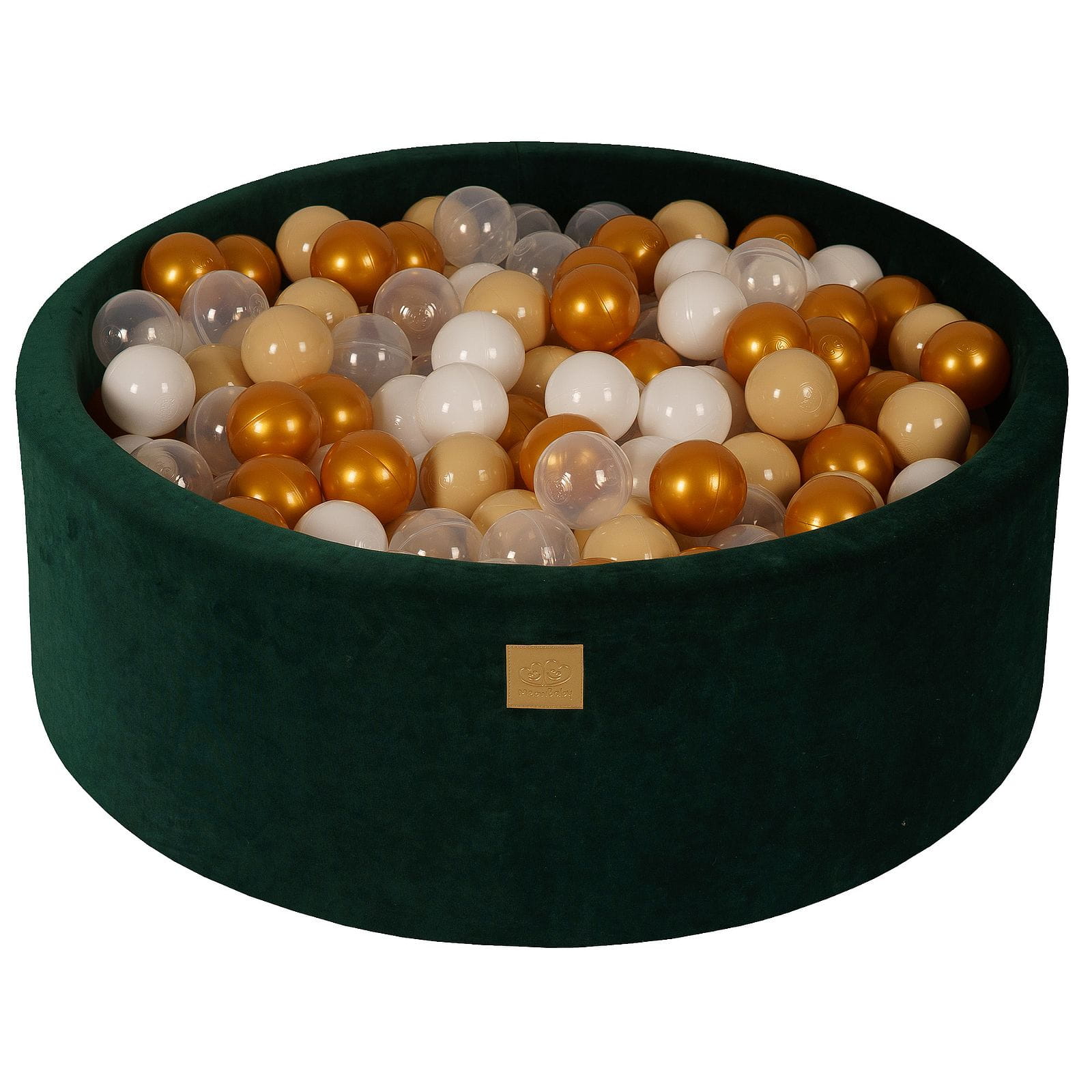 Velvet Ball Pit Dark green Meowbaby