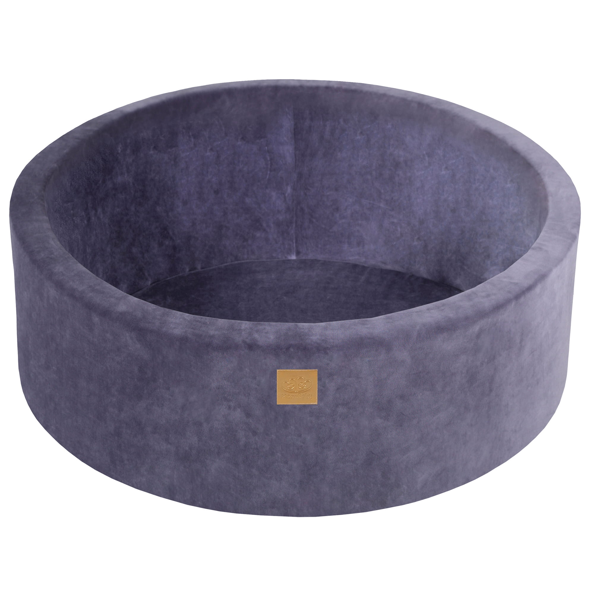 Piscina di Palline in Velvet Grigio-Blu