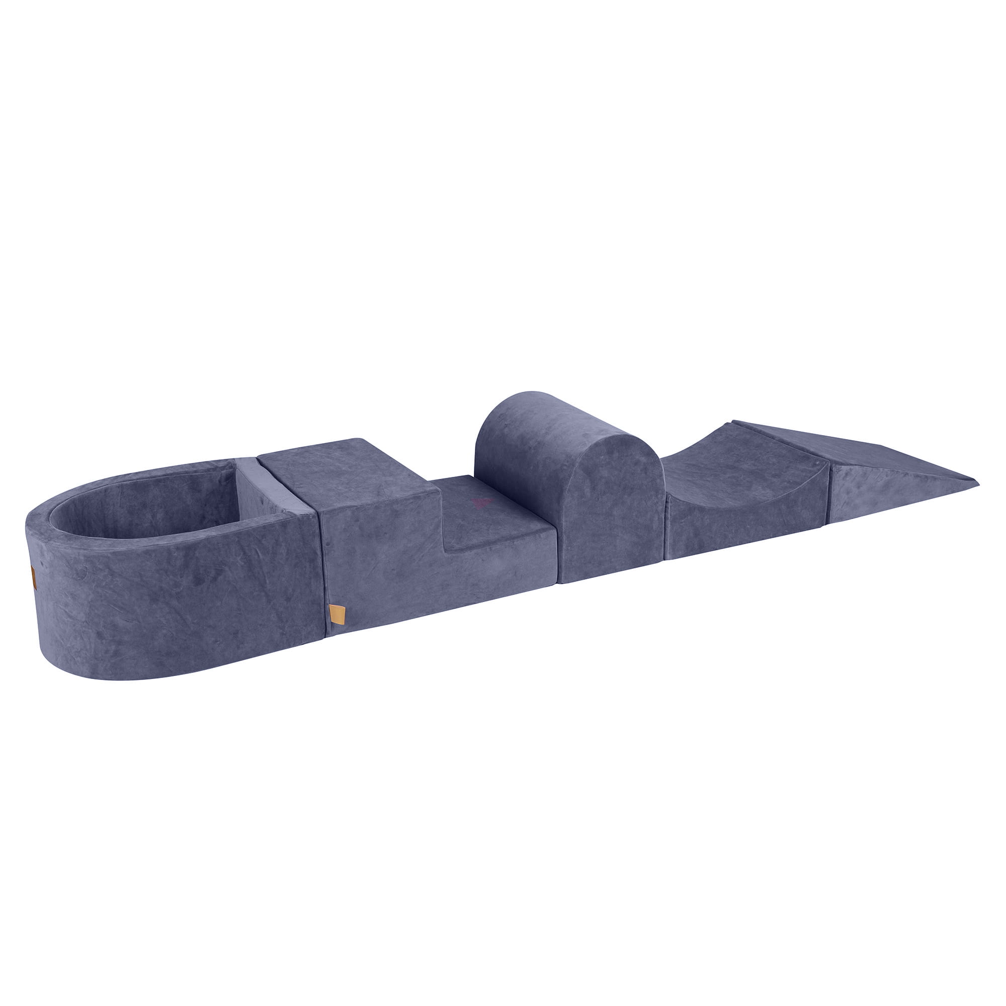 Velvet Foam Playground 5 Elements Grey-Blue