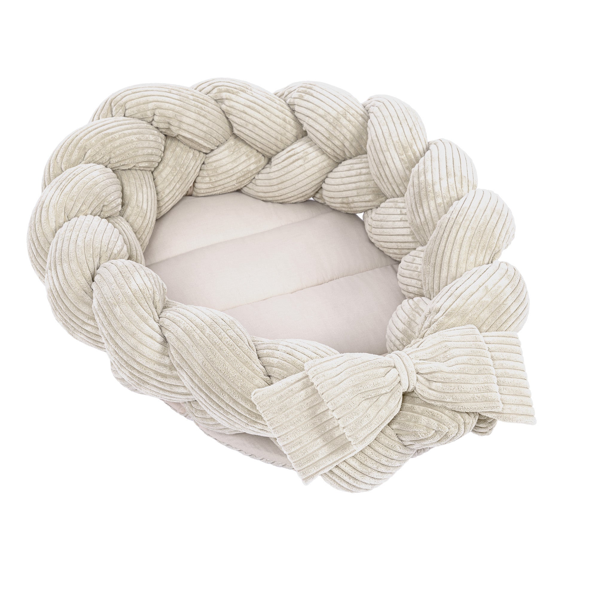 Aesthetic Baby Play Mat with Braided Bumper