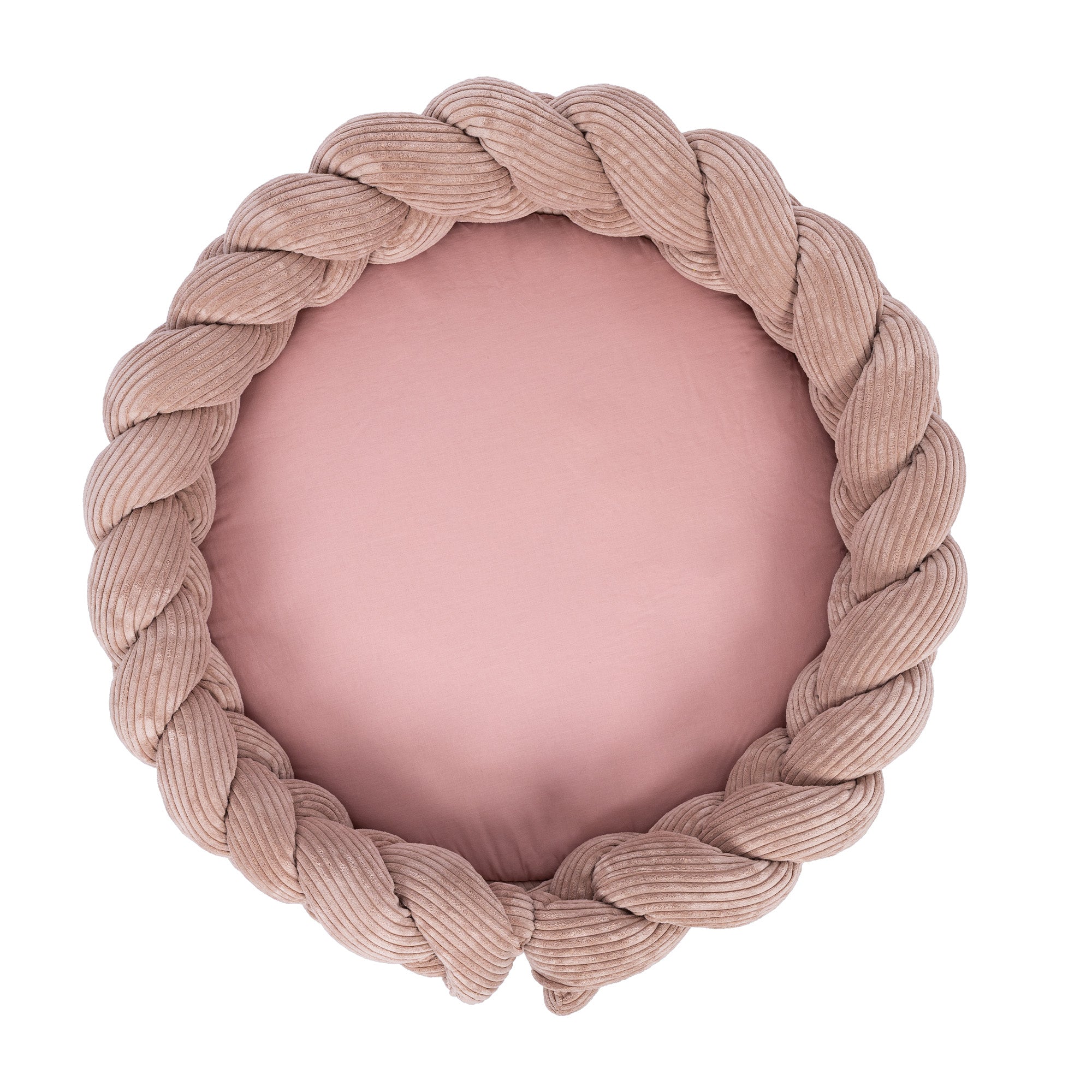 Aesthetic Baby Play Mat with Braided Bumper
