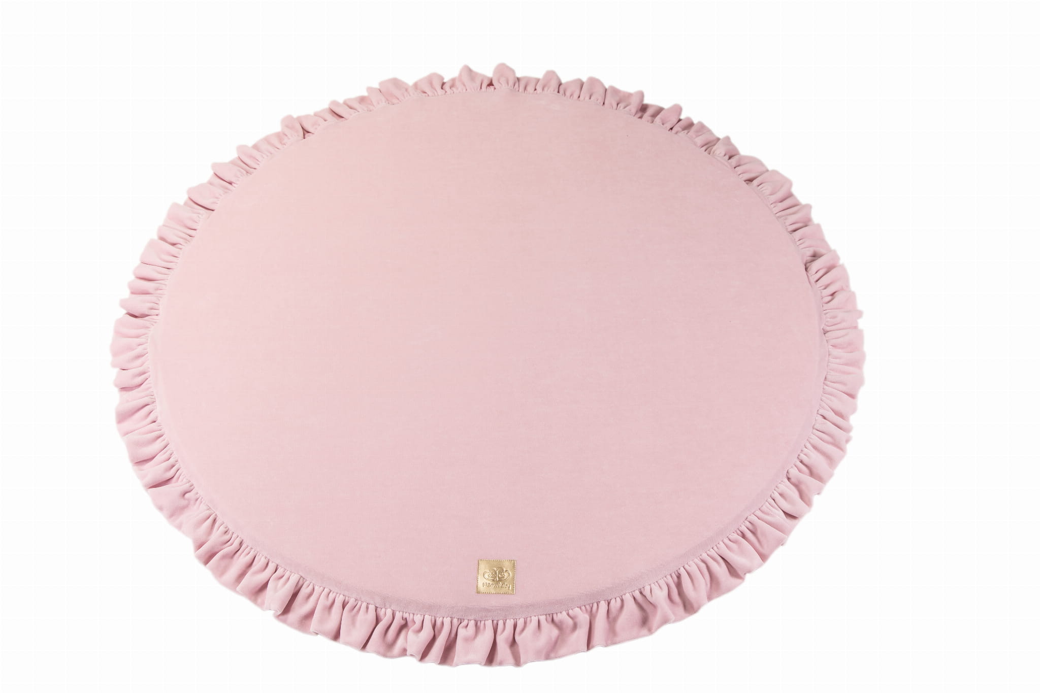 Tapis de jeu rond en velours